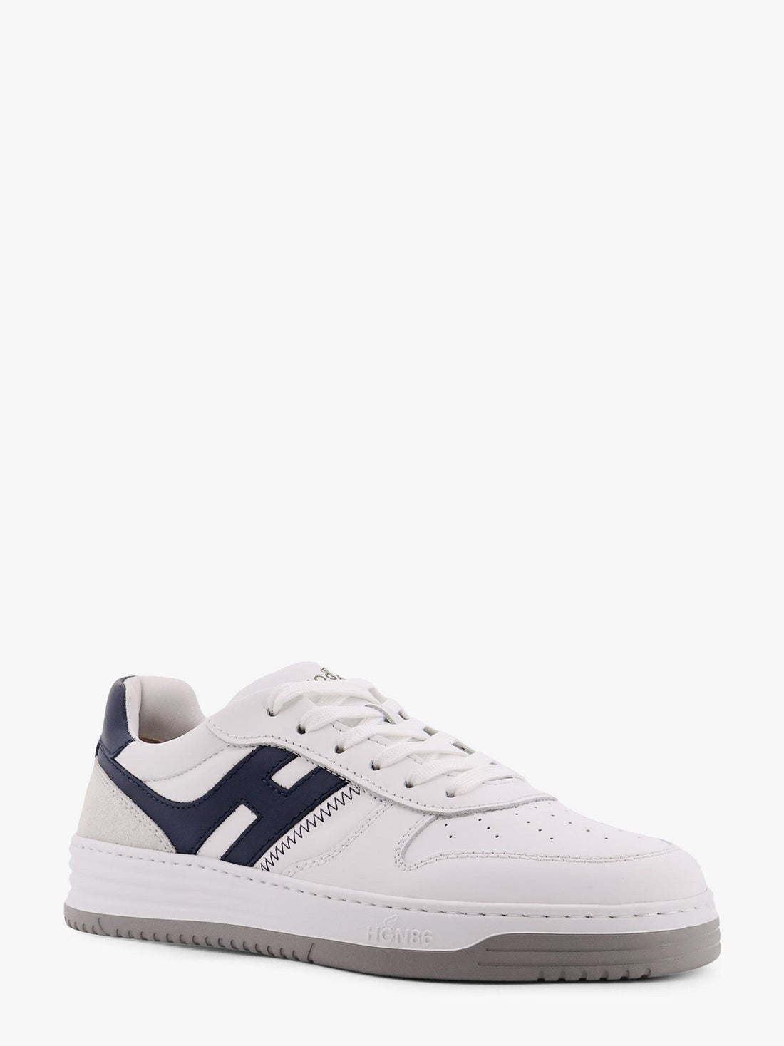 H630 leather sneakers with contrasting monogram