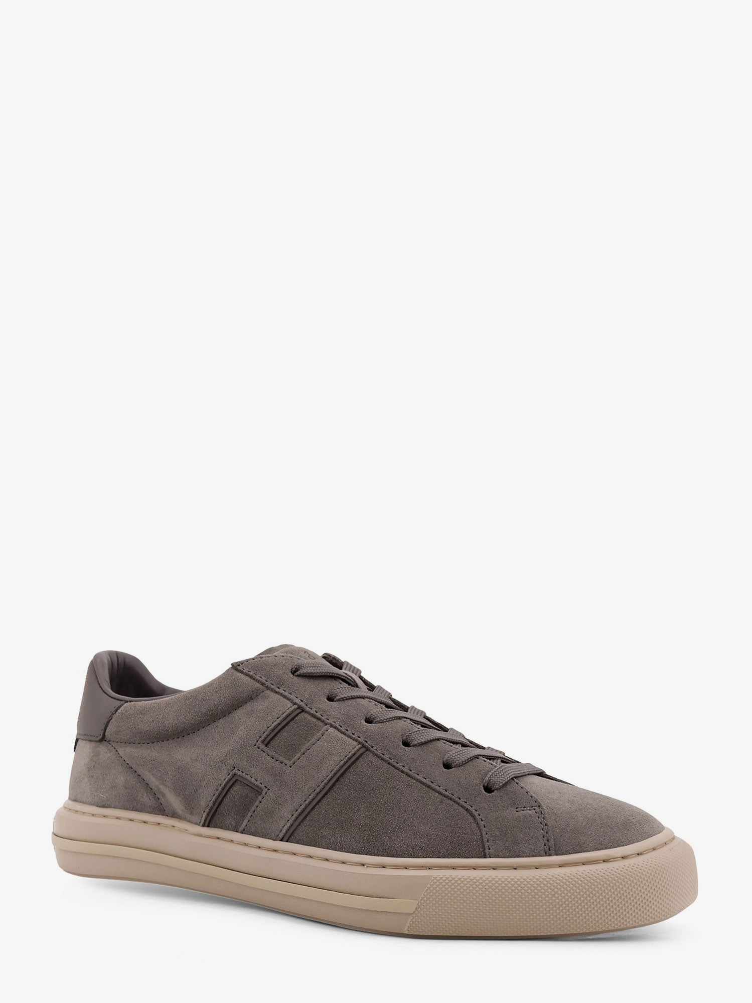 H691 Allacciato H suede low-top sneakers
