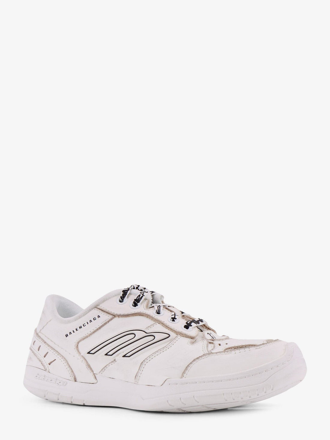 Hamptons Worn-Out leather low-top sneakers