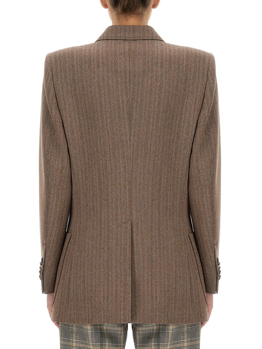 HERRINGBONE WOOL JACKET