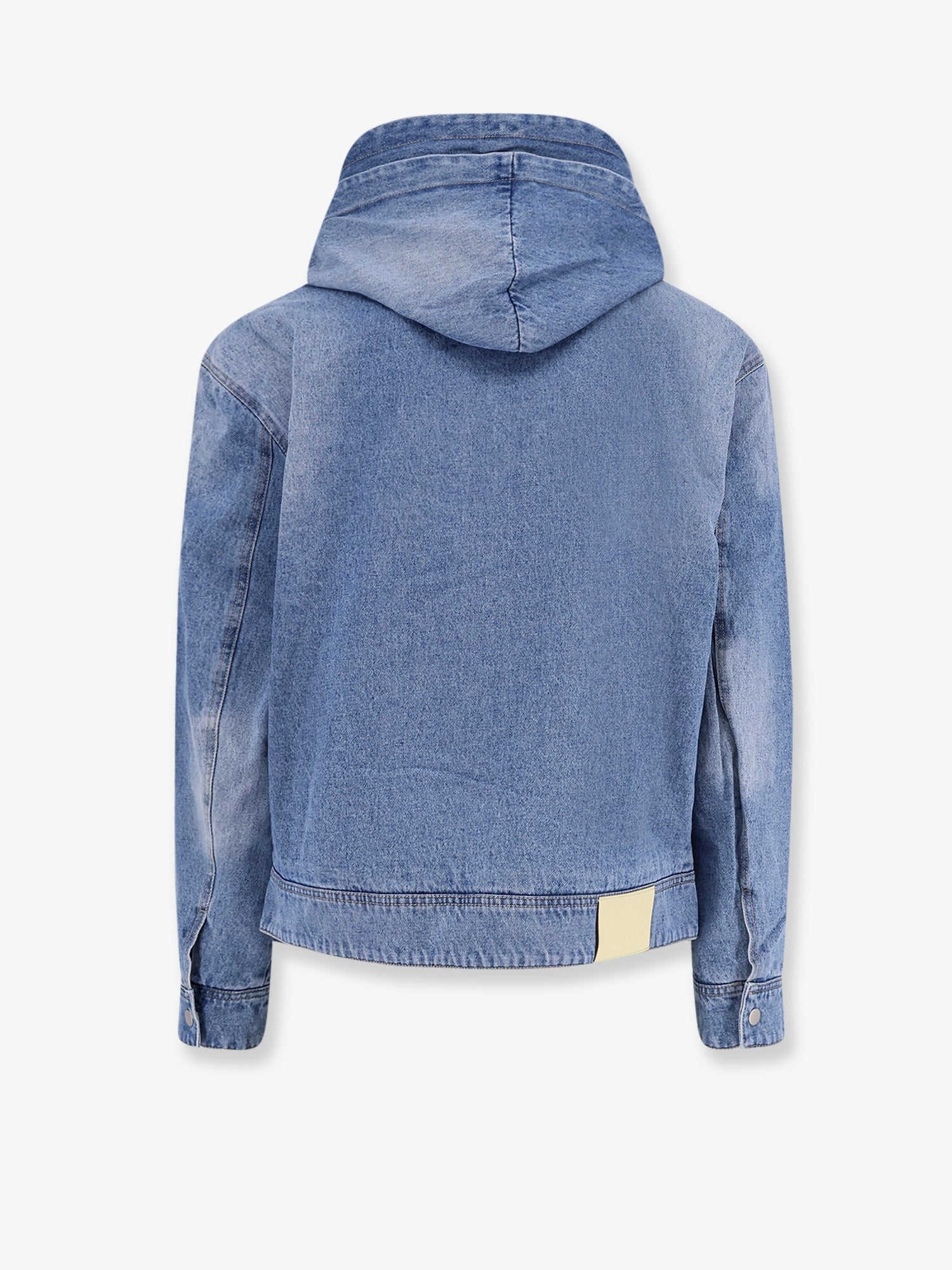 Hooded denim jacket