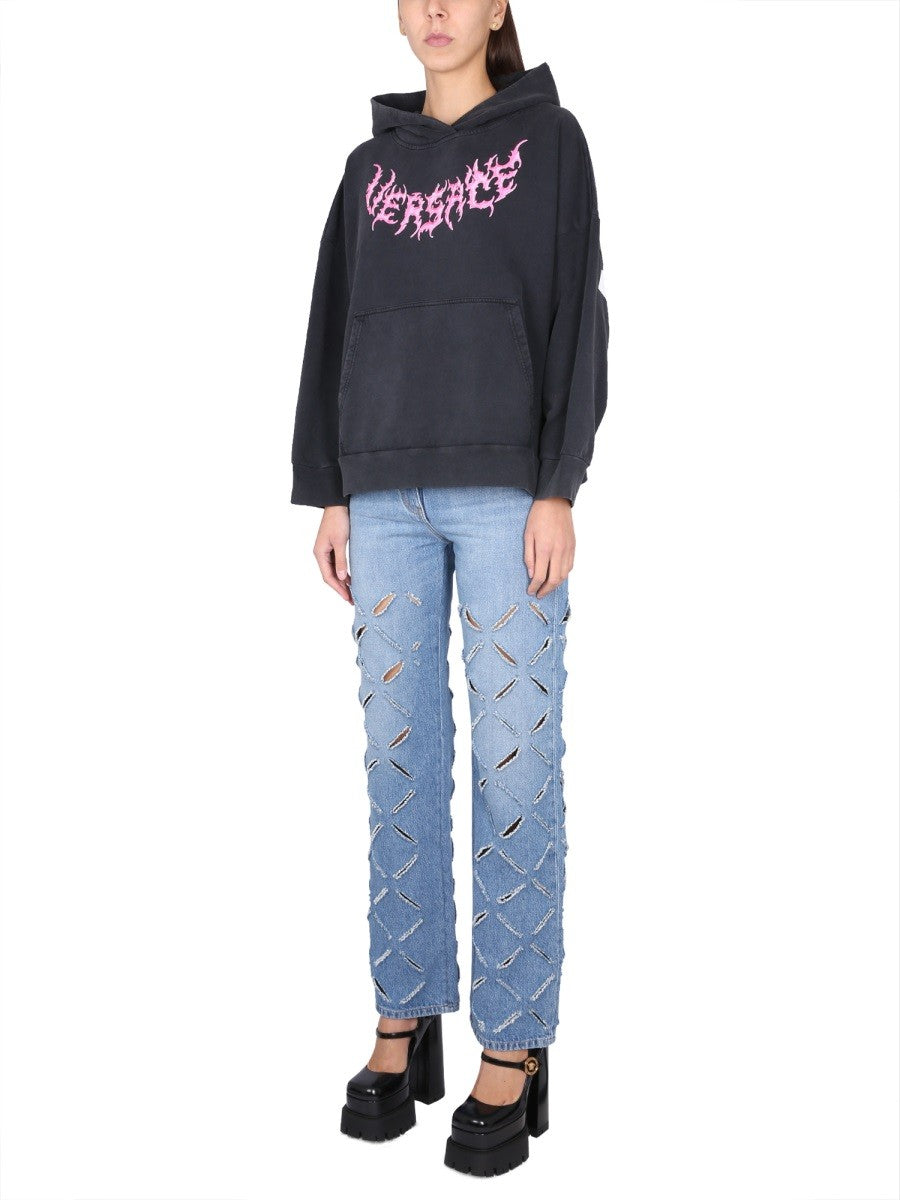 HOODED SWEATSHIRT WITH LOGO