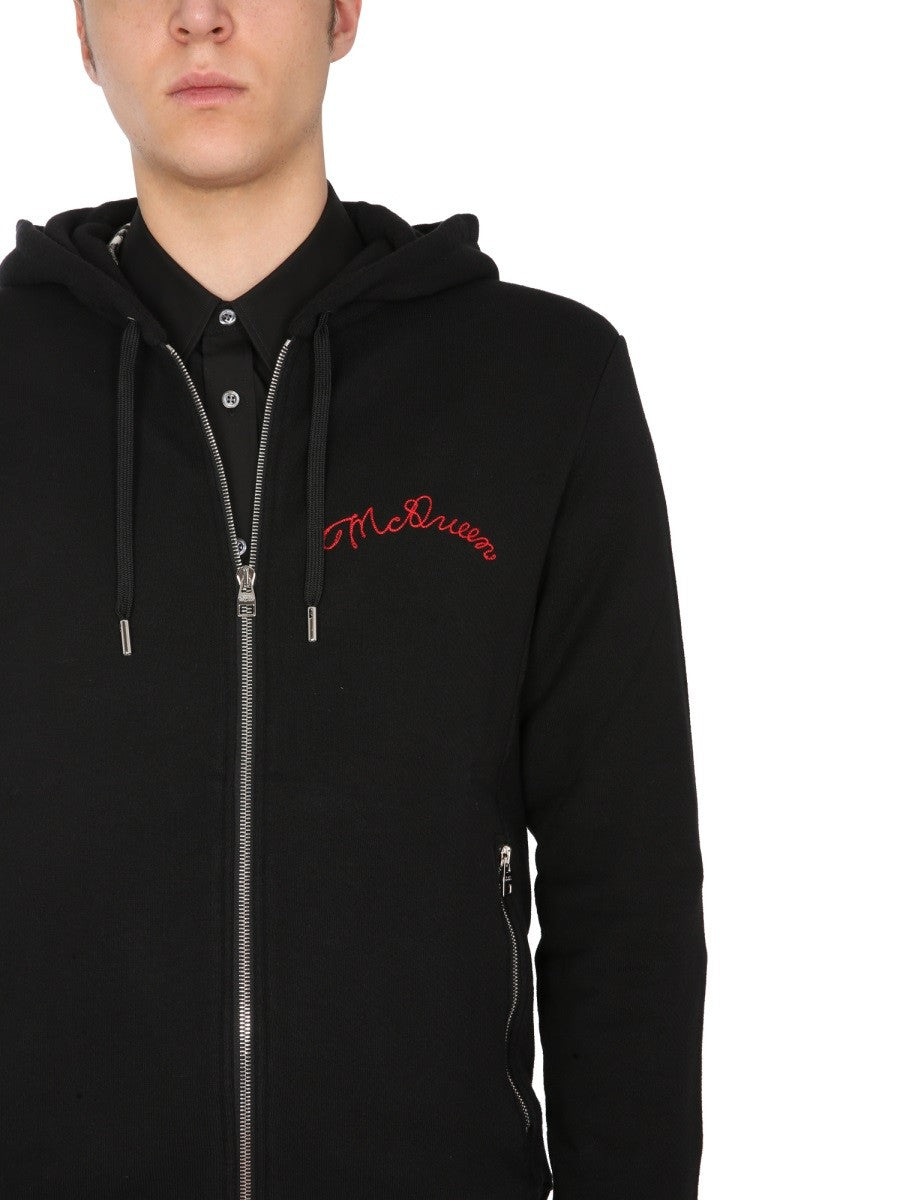 HOODED SWEATSHIRT WITH ZIP