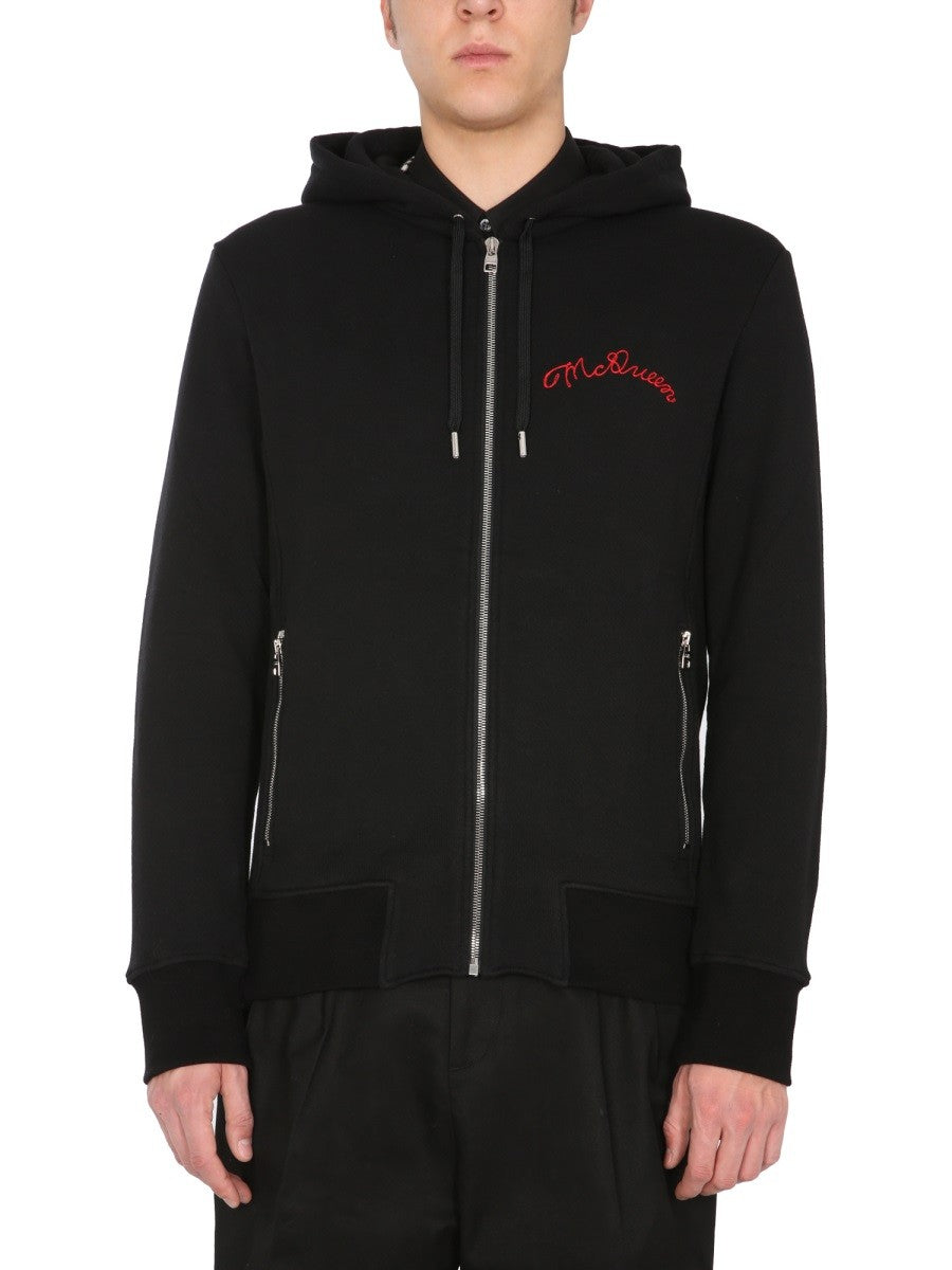 HOODED SWEATSHIRT WITH ZIP