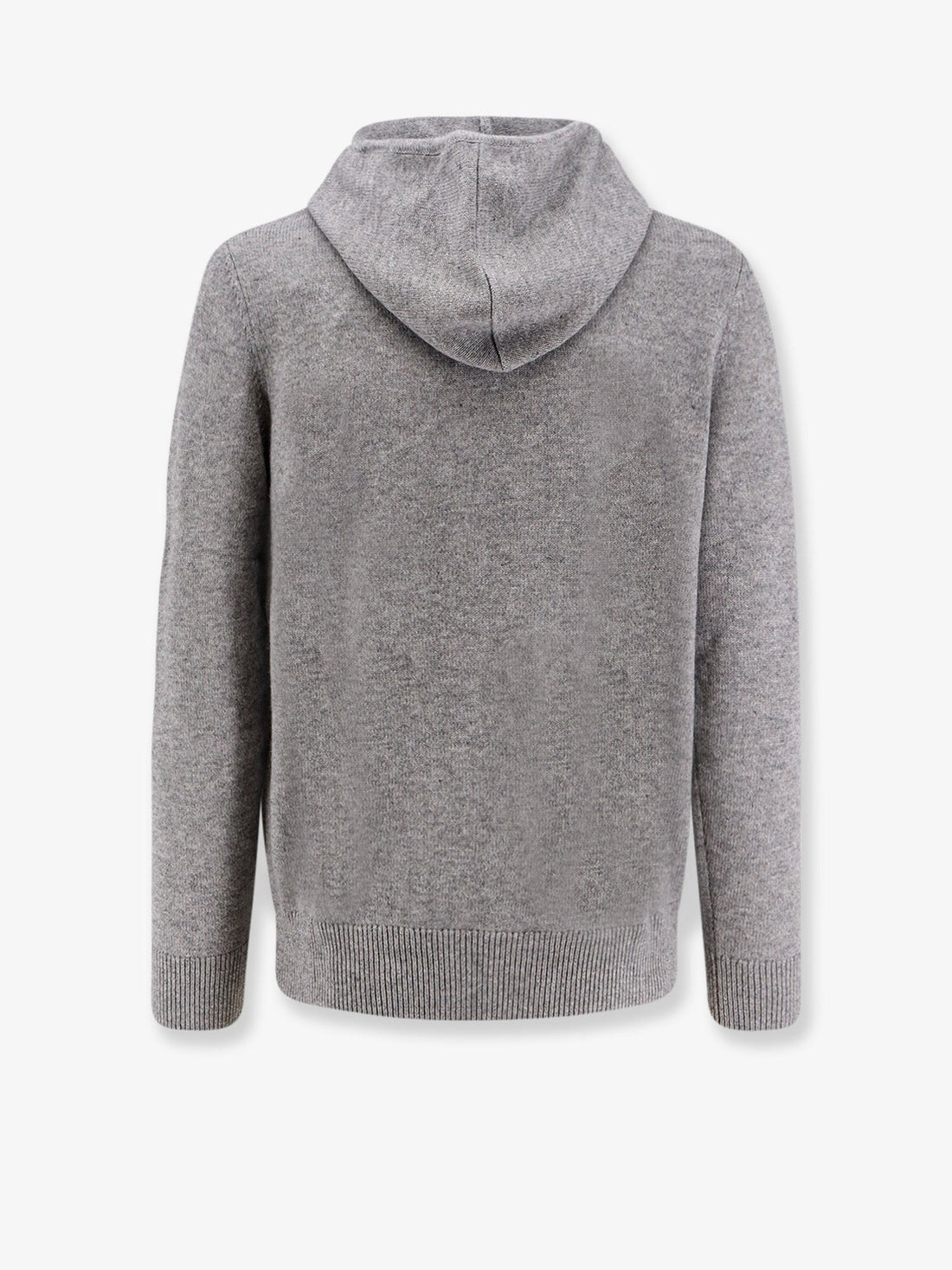 Hooded wool blend sweater