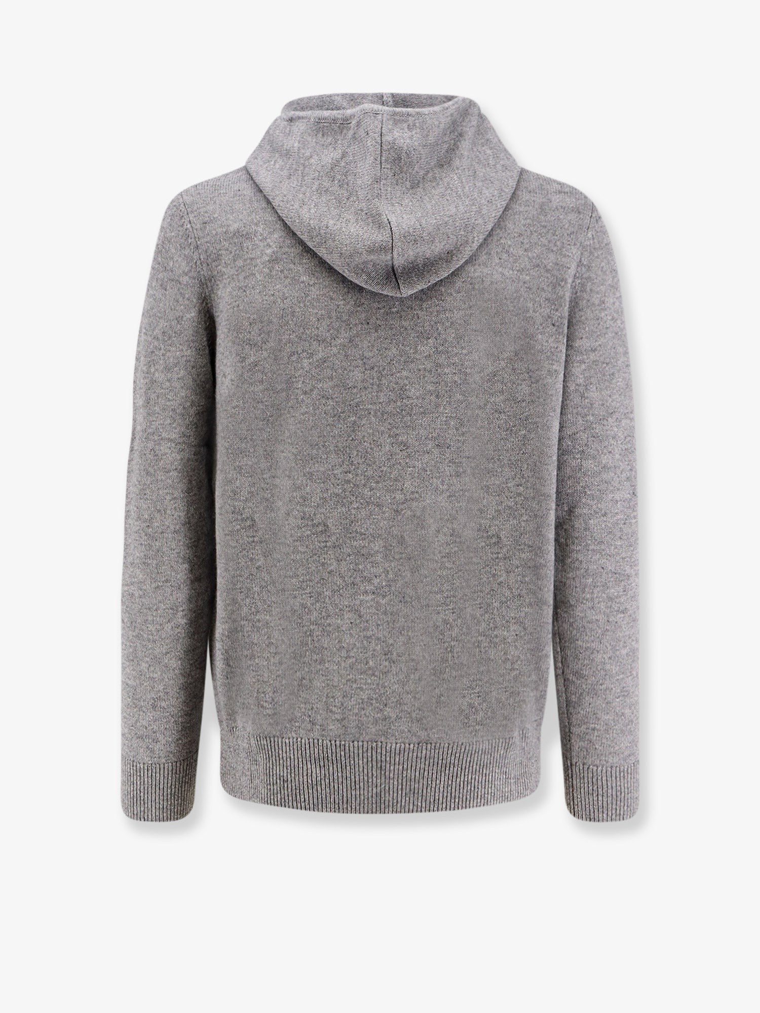 Hooded wool blend sweater