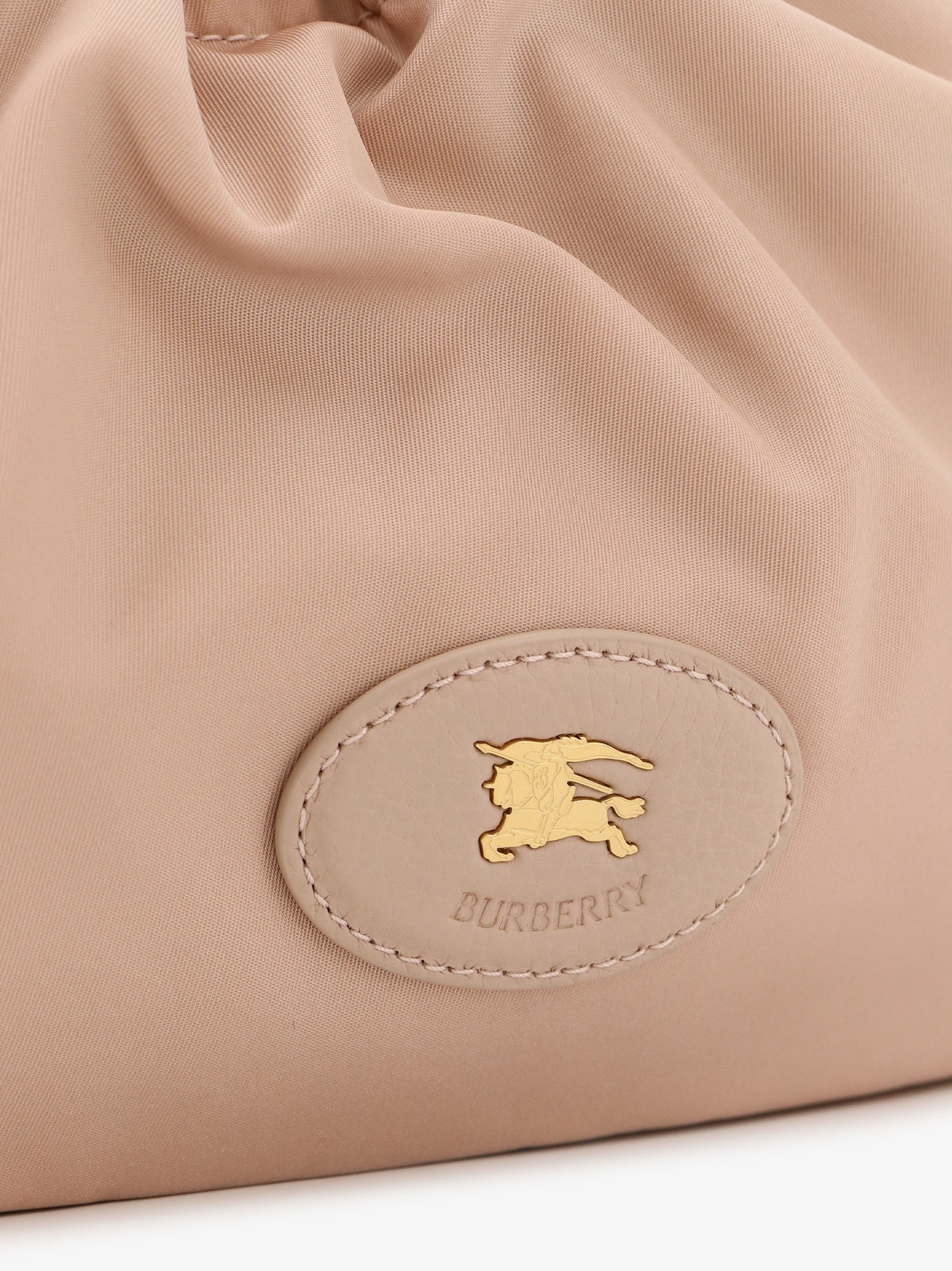 Horseshoe drawstring clutch bag