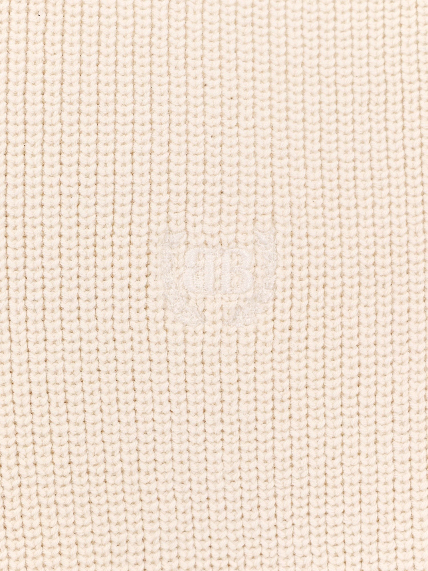 Intertwined cardigan with bb garderobe motif