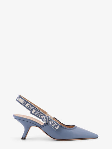 J'Adior leather slingback decolleté