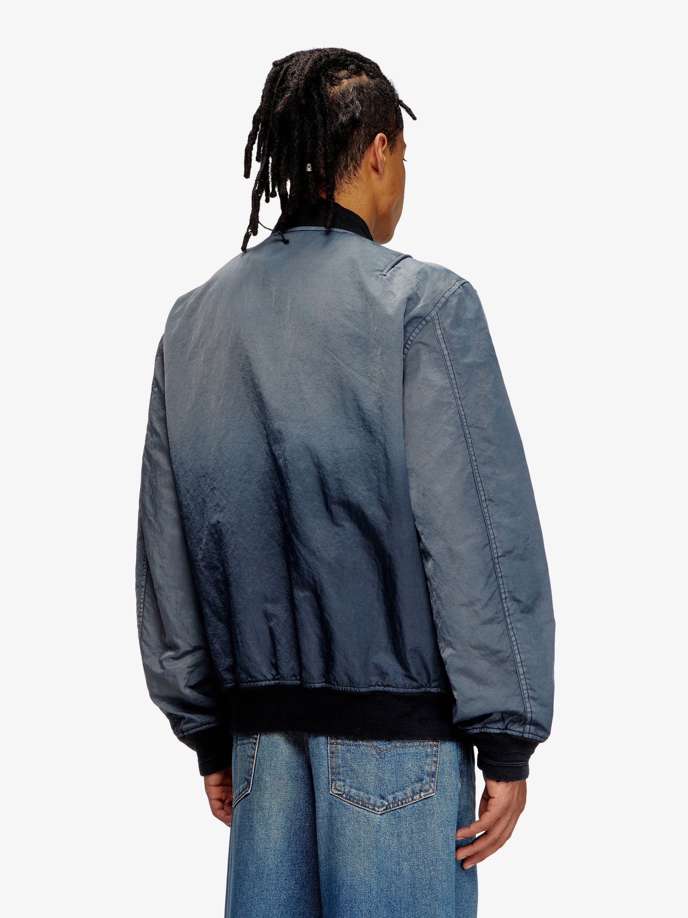 J-Kepes delavé nylon bomber jacket