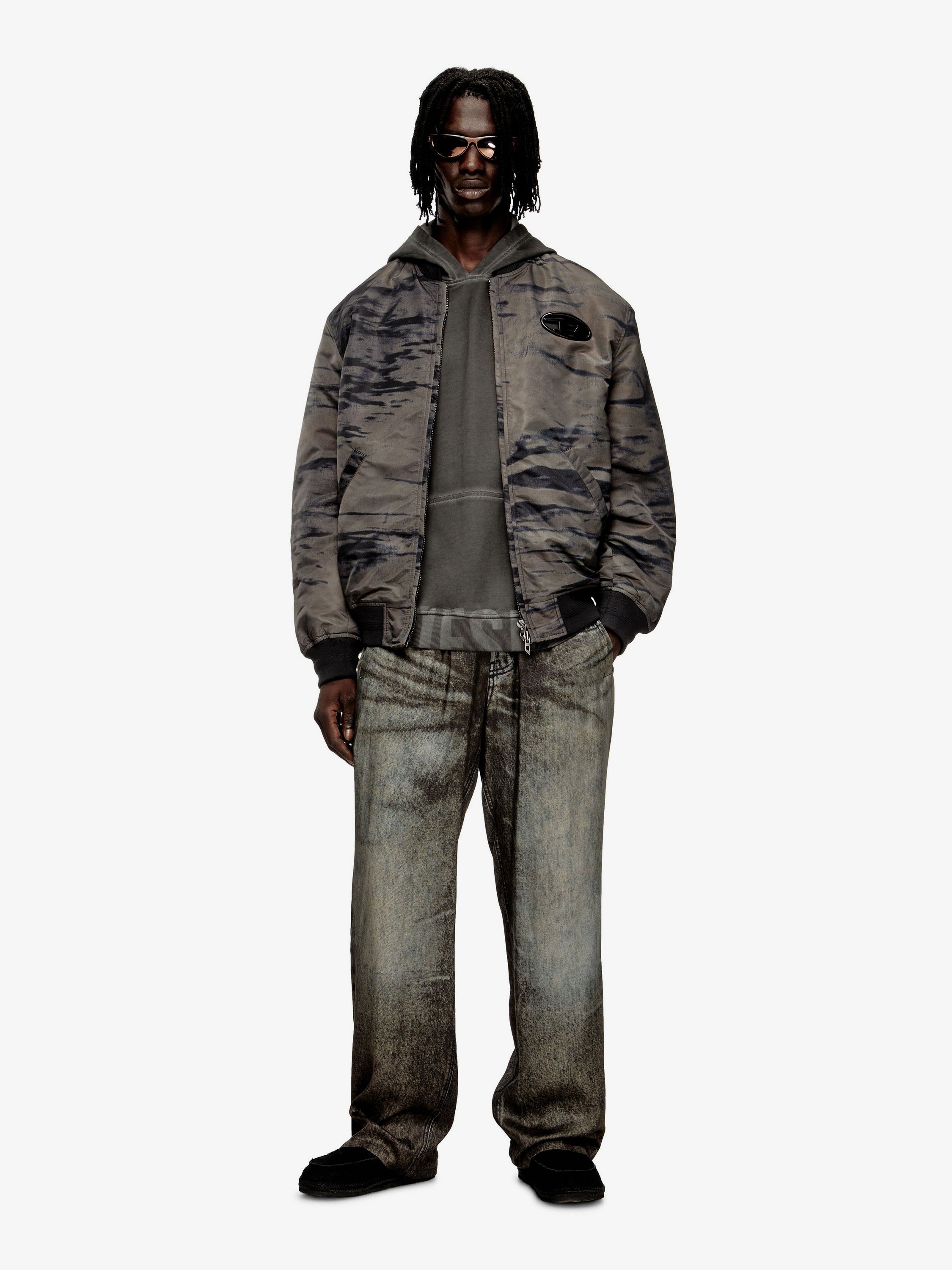 J-Kepes-Dlbz nylon bomber jacket