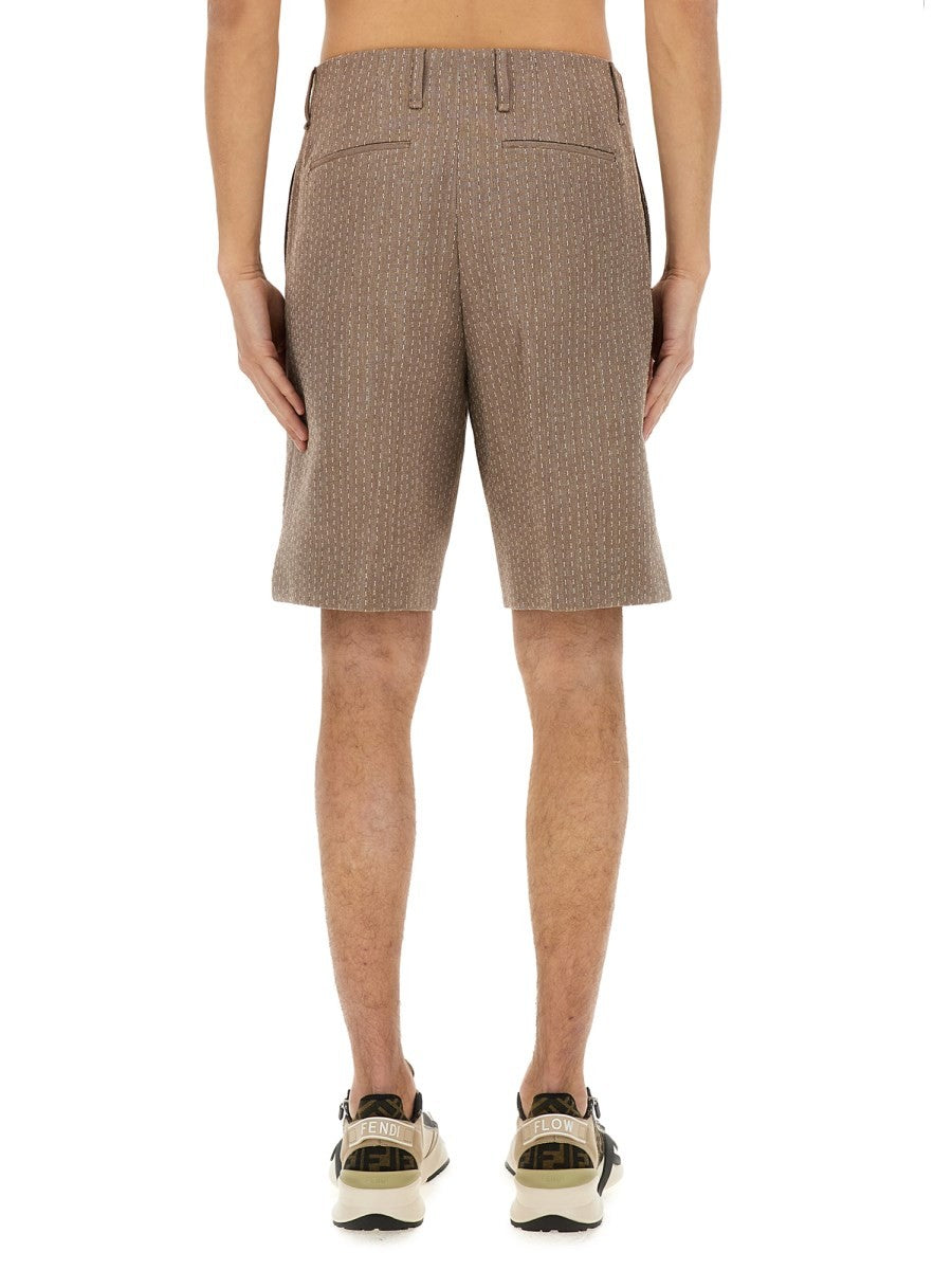 JACQUARD BERMUDA SHORTS