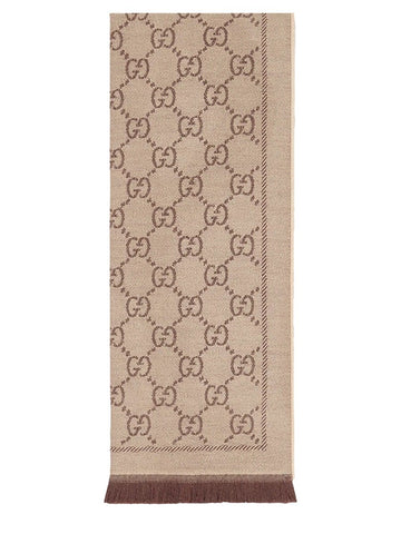 JACQUARD "GG" SCARF