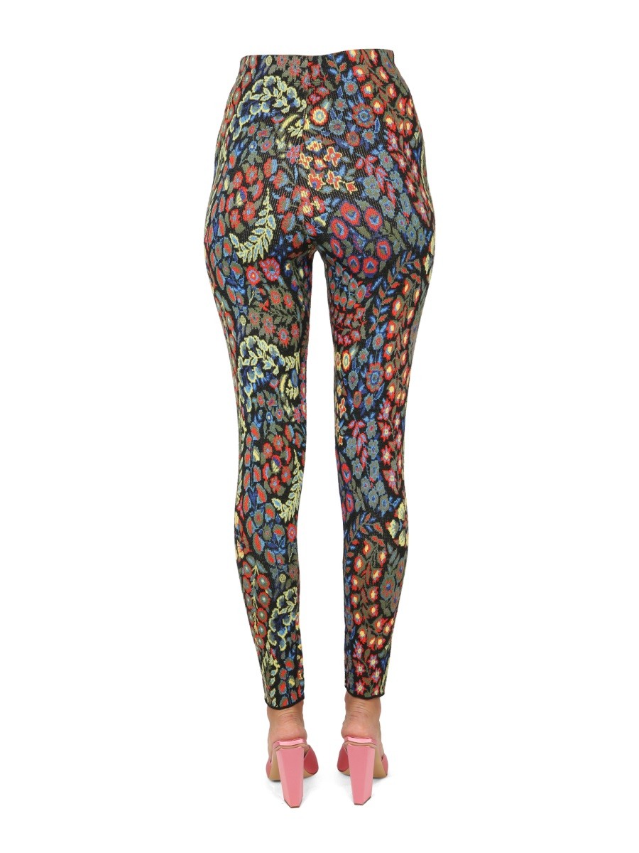 JACQUARD WOOL BLEND TOP AND LEGGINGS