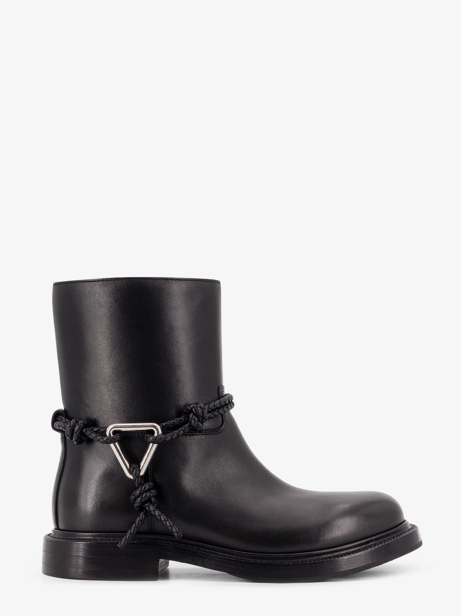 James leather ankle boots