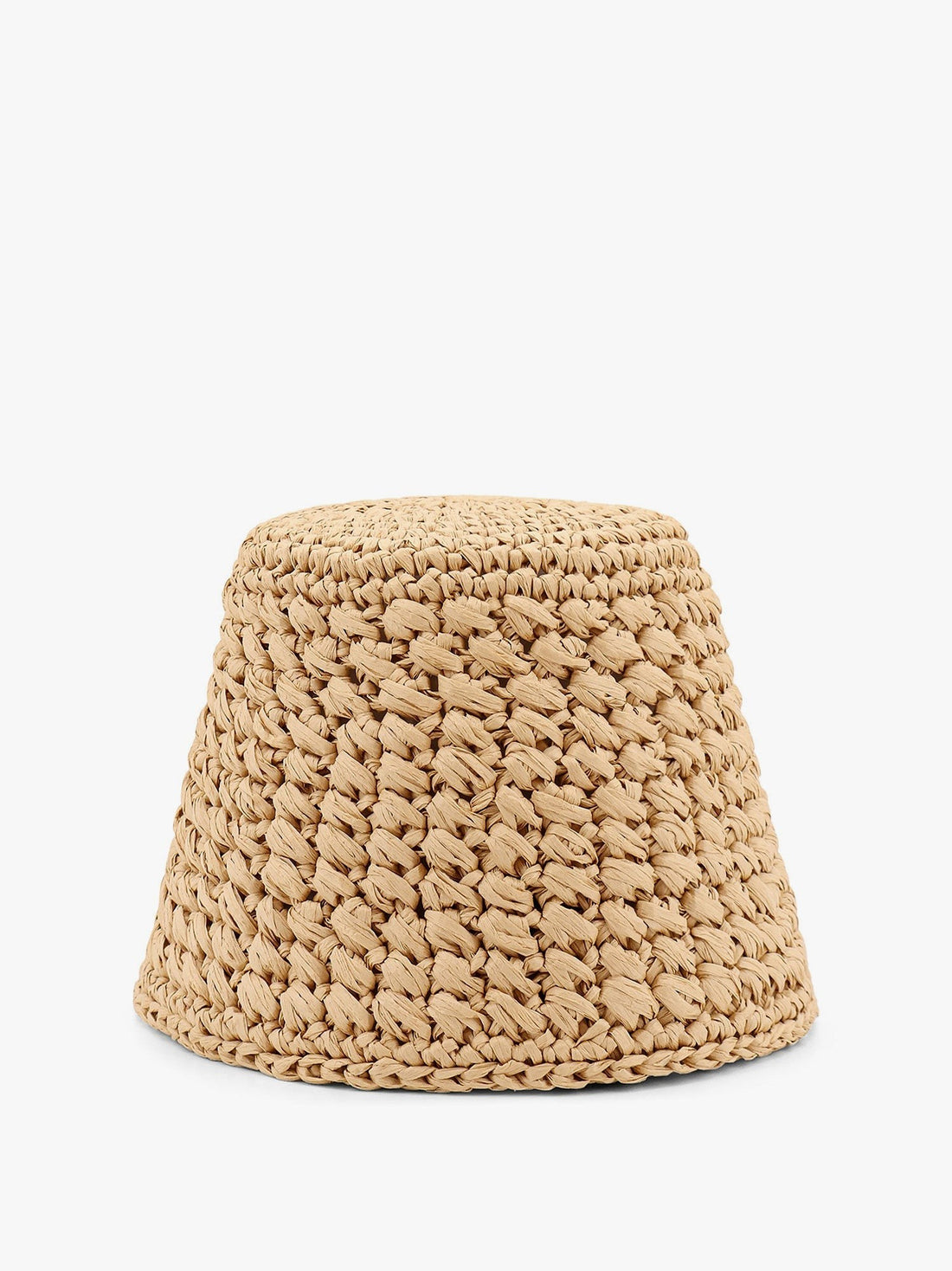 Jasmine rafia cloche hat