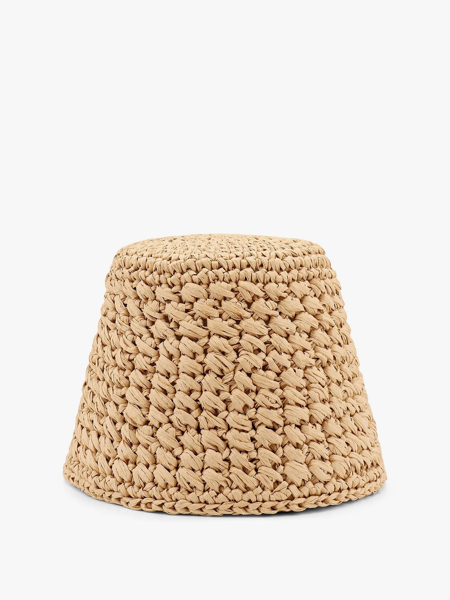 Jasmine rafia cloche hat