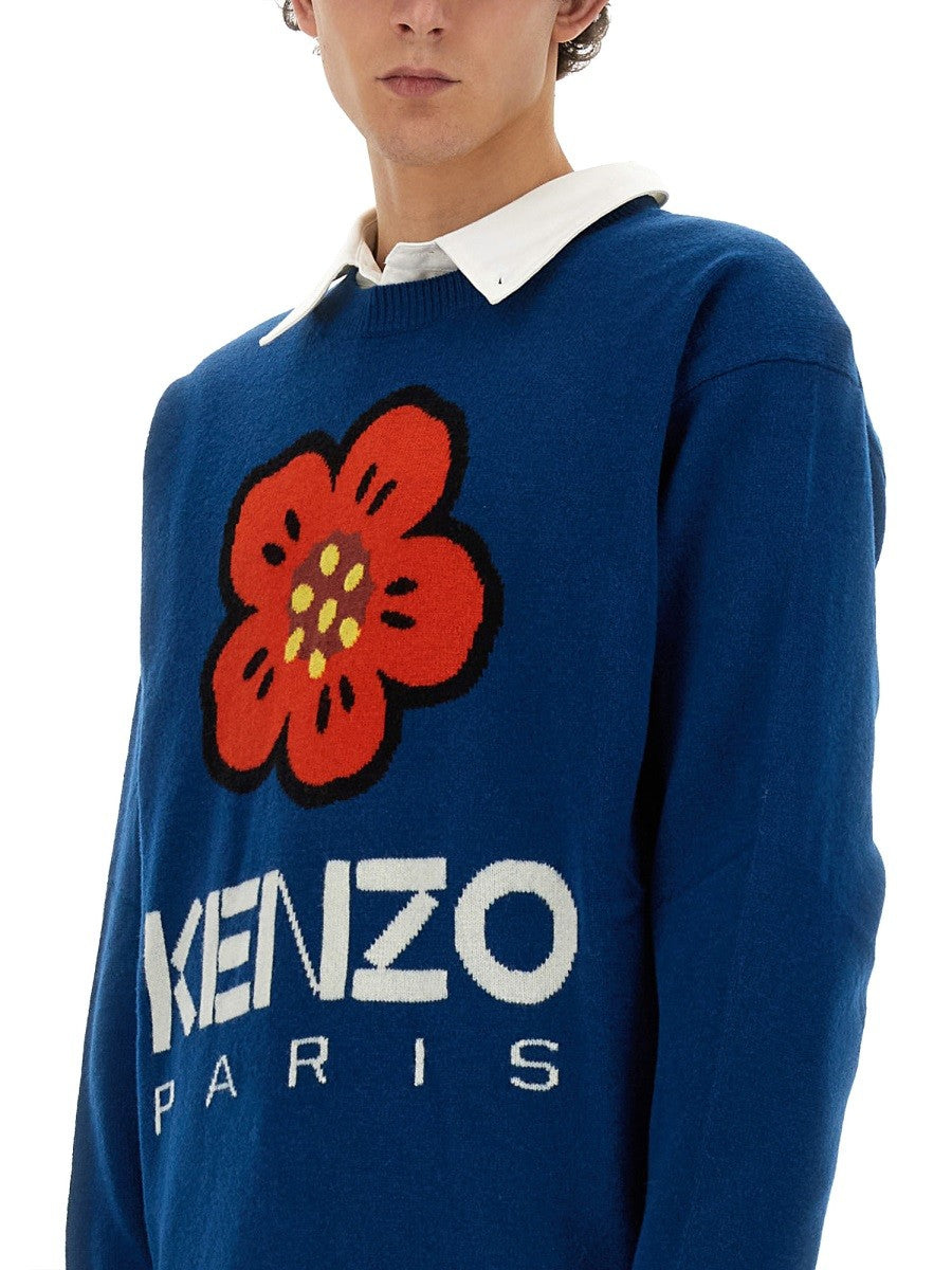 JERSEY WITH EMBROIDERY BOKE FLOWER