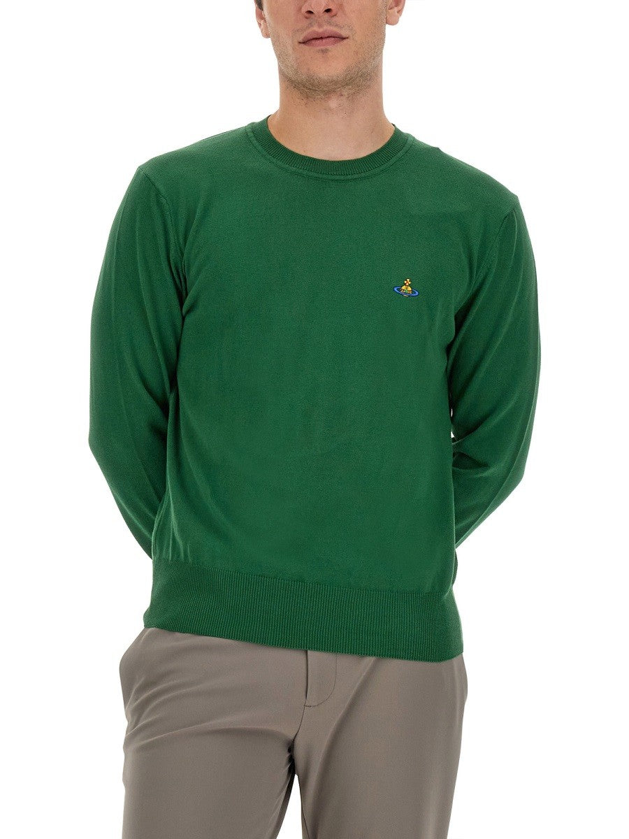 JERSEY WITH ORB EMBROIDERY