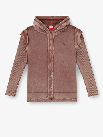 K-Pelto cotton sweatshirt with distressed effect