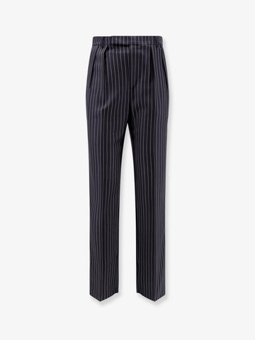 Keith wool trousers with pinstripe motif