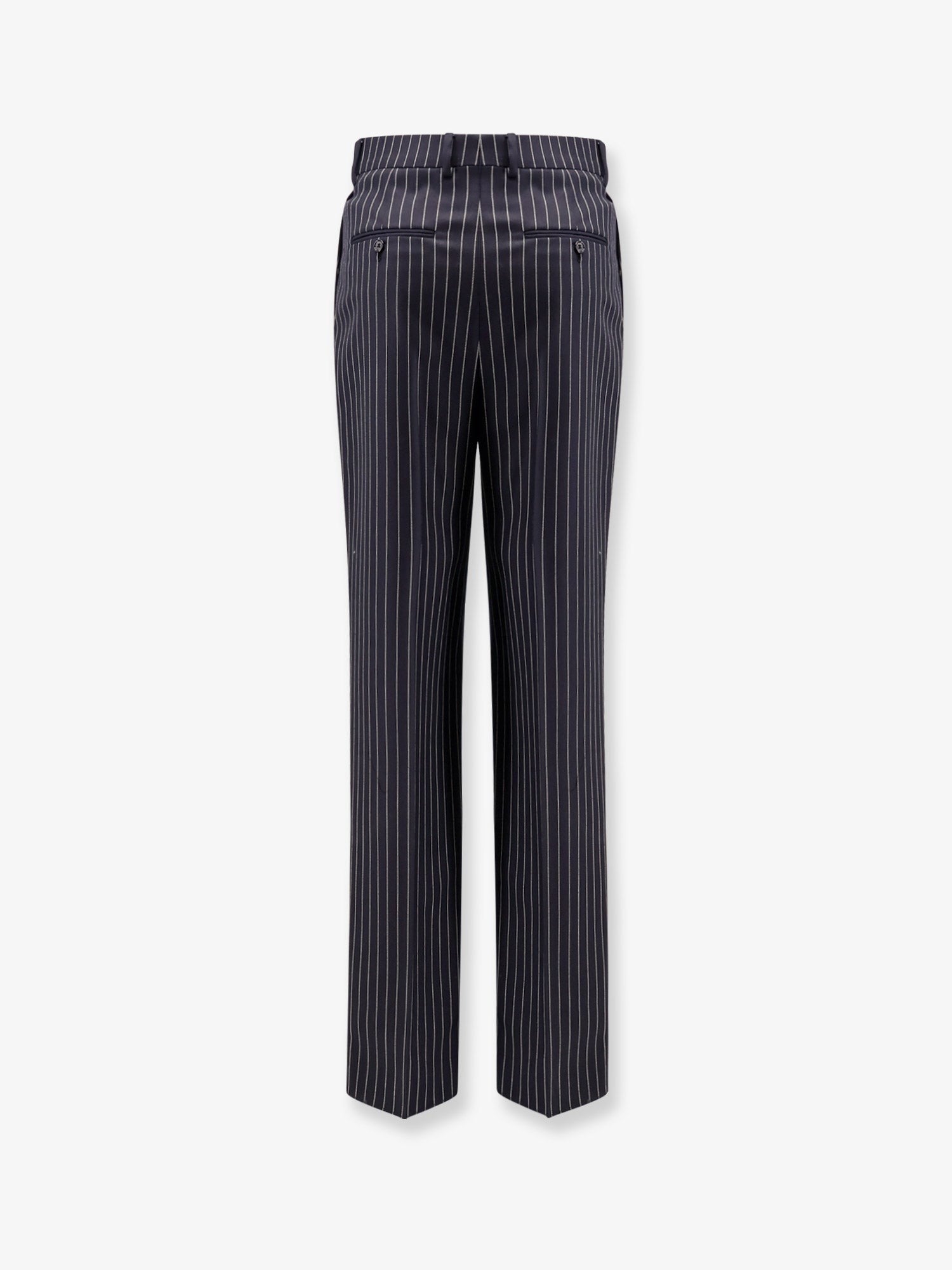 Keith wool trousers with pinstripe motif