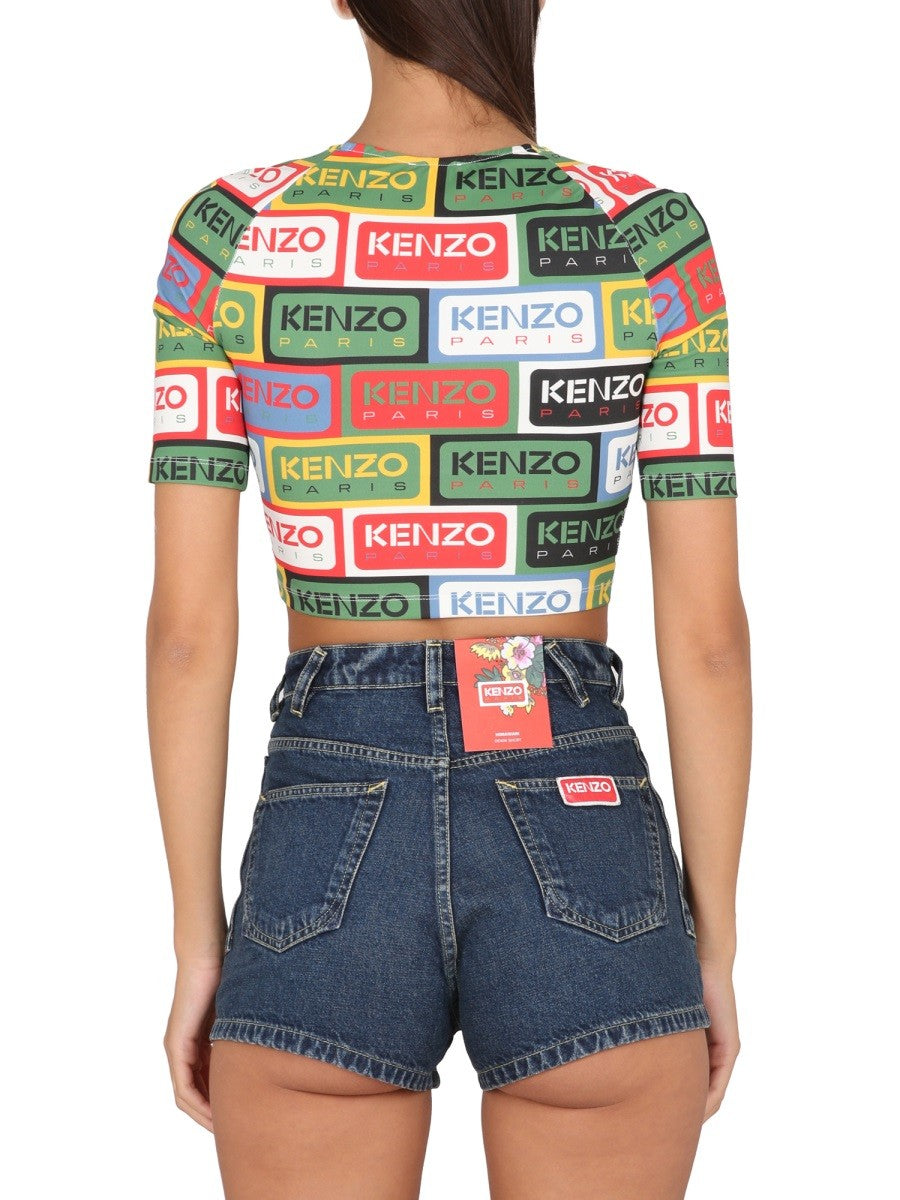 KENZO LABELS SHORT TOP