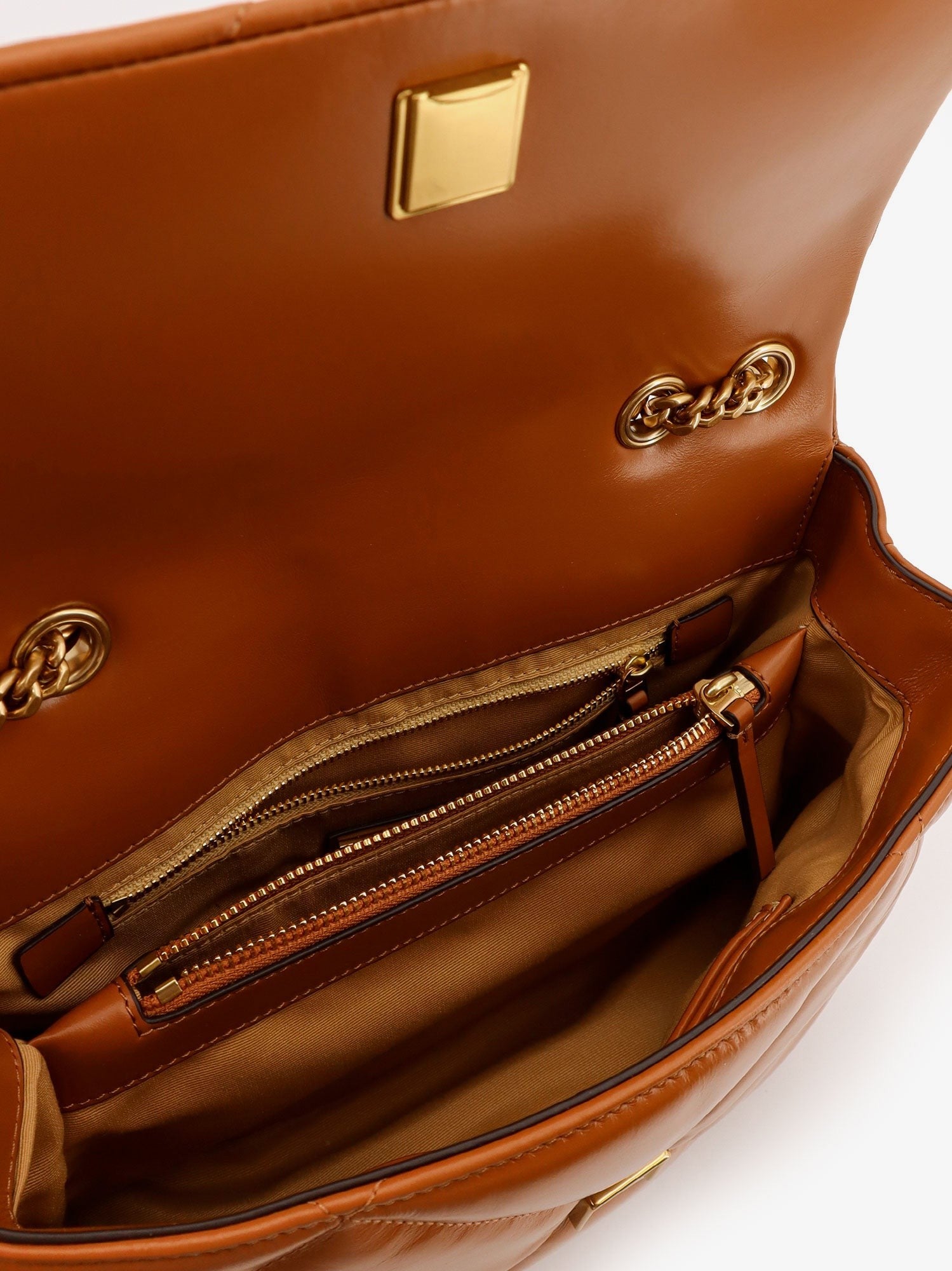 Kira metelassé leather shoulder bag