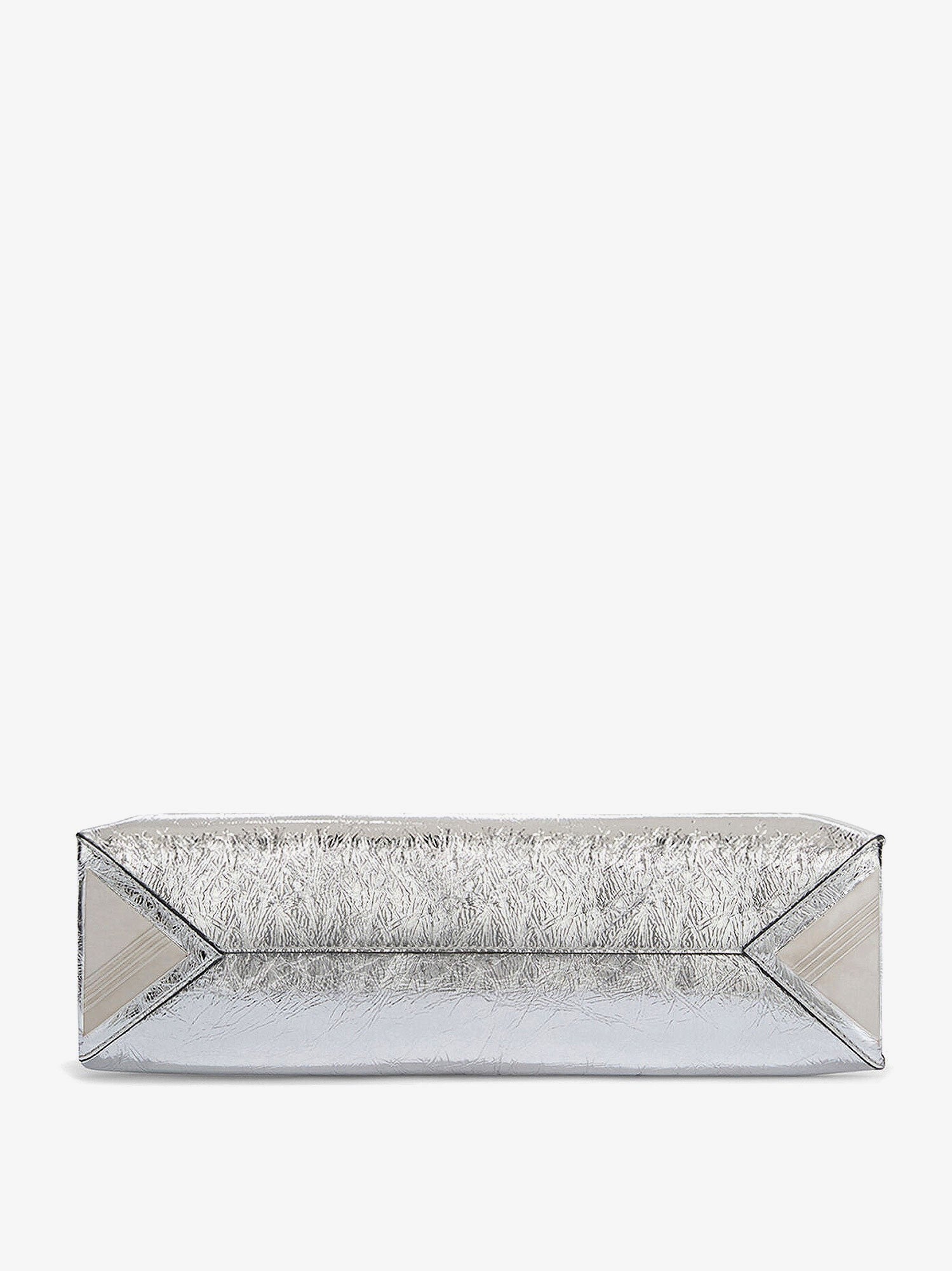 La Passeggiata Small laminated leather shoulder bag