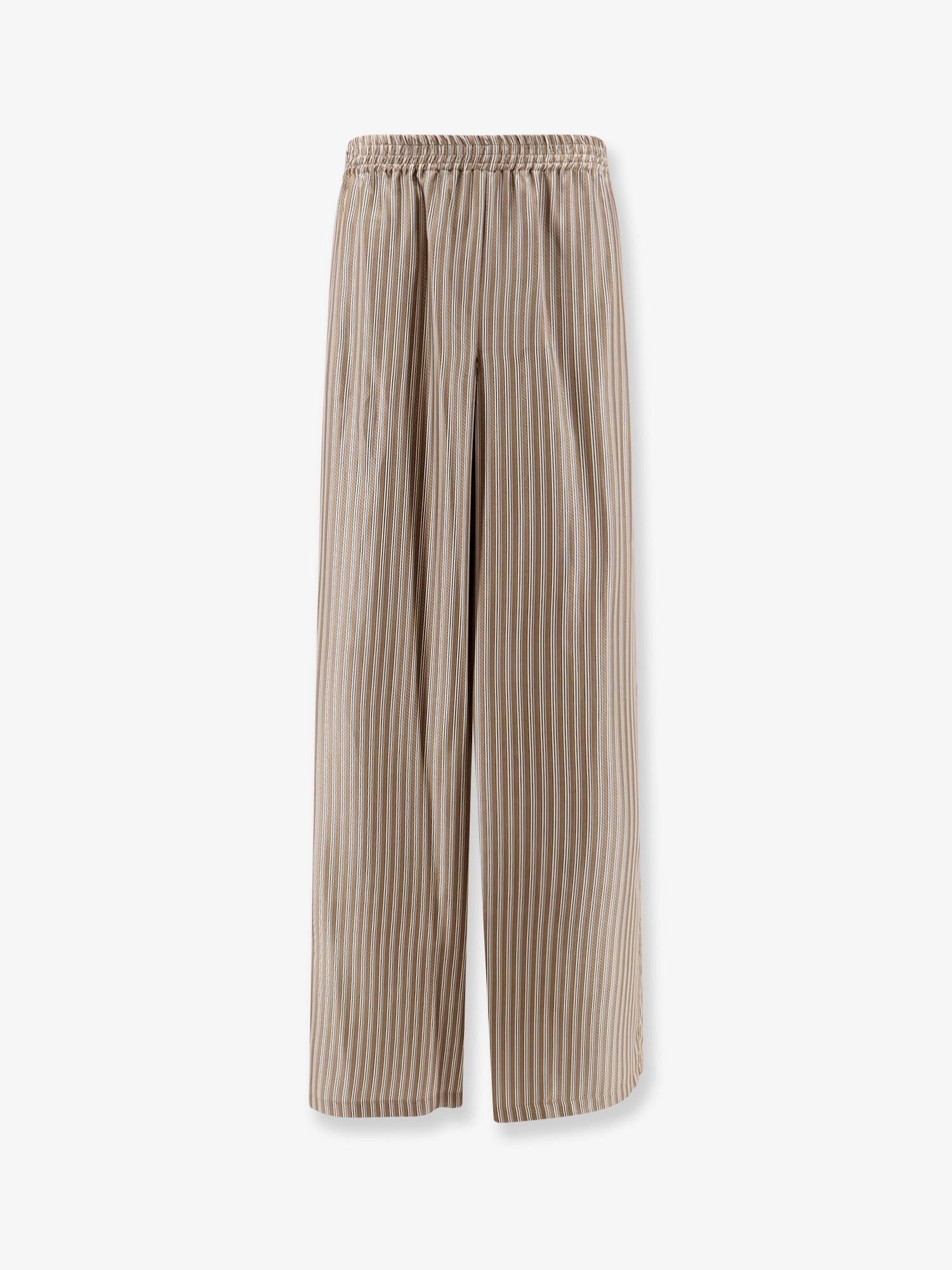 Ladino striped silk trousers