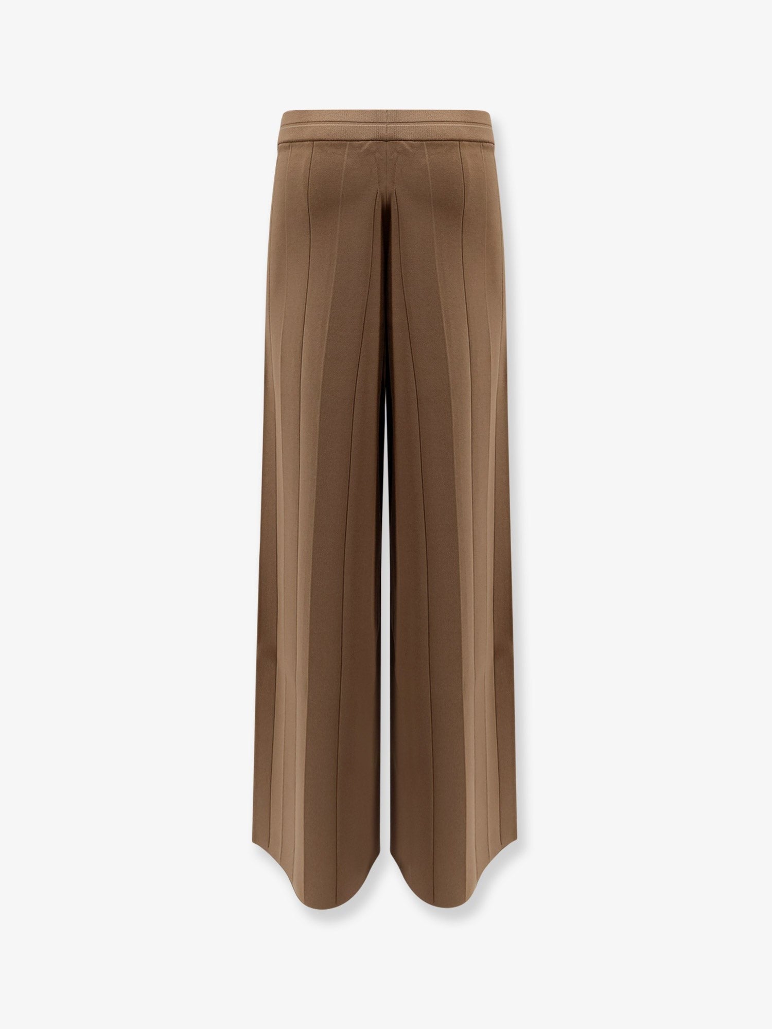 Lama viscose blend trousers