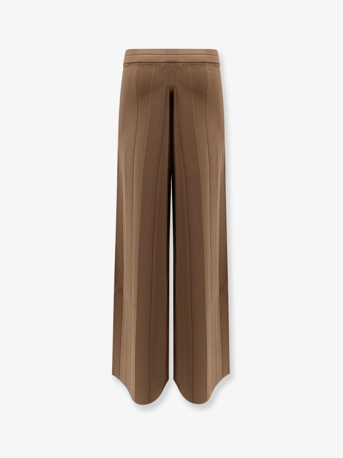 Lama viscose blend trousers
