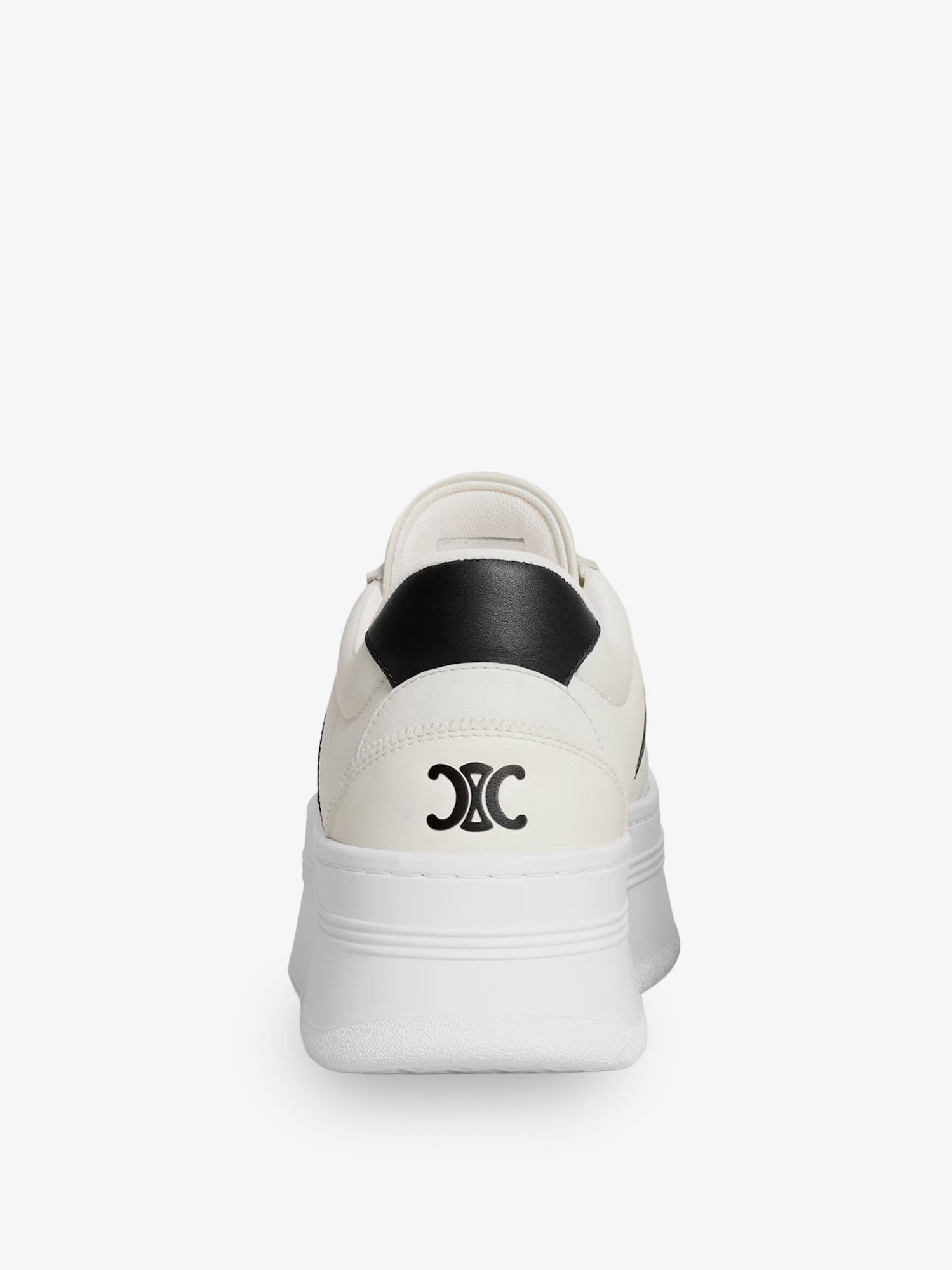 Leather Block sneakers with Triomphe logo on the back