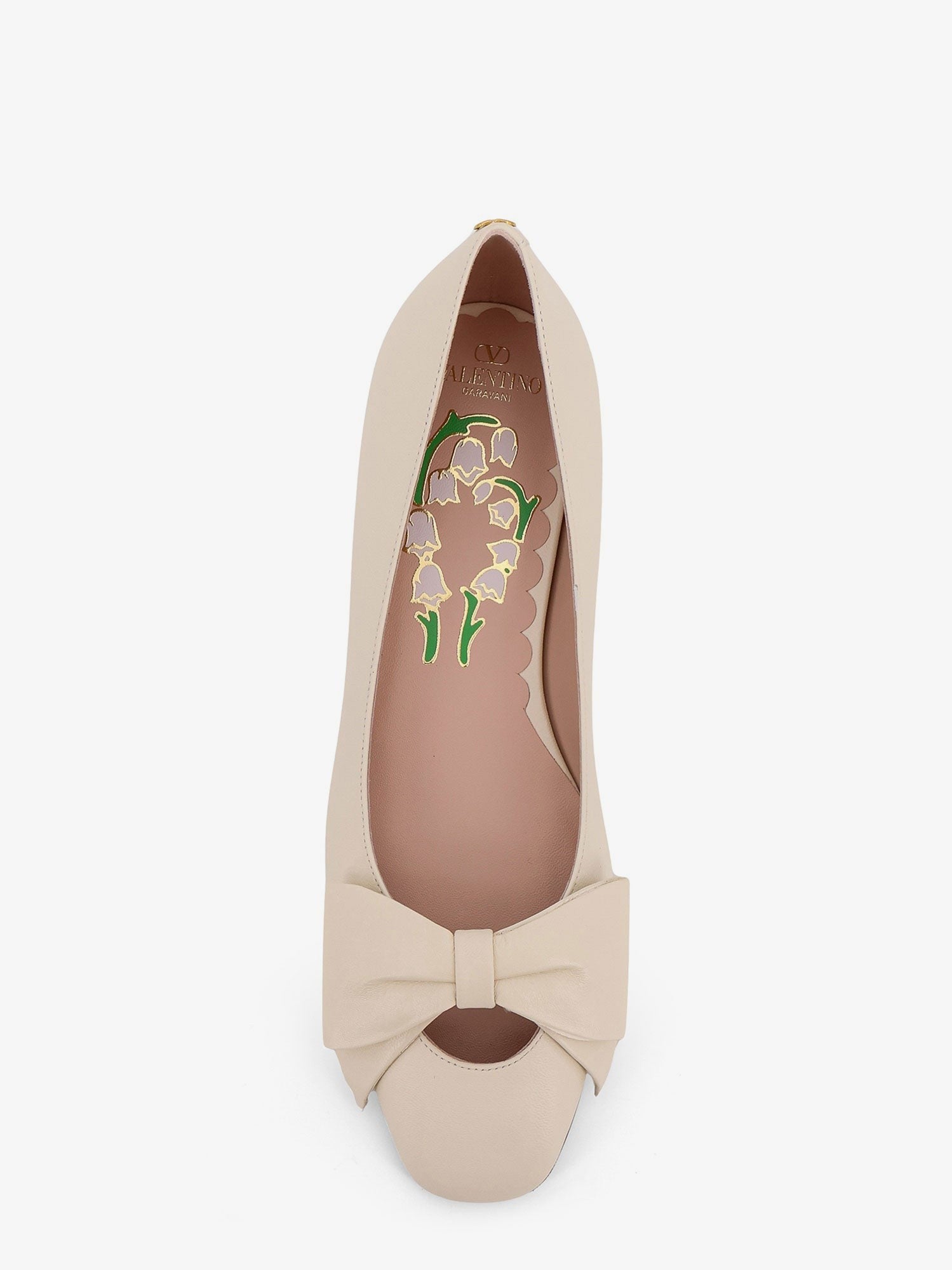 Leather Bowow ballerinas
