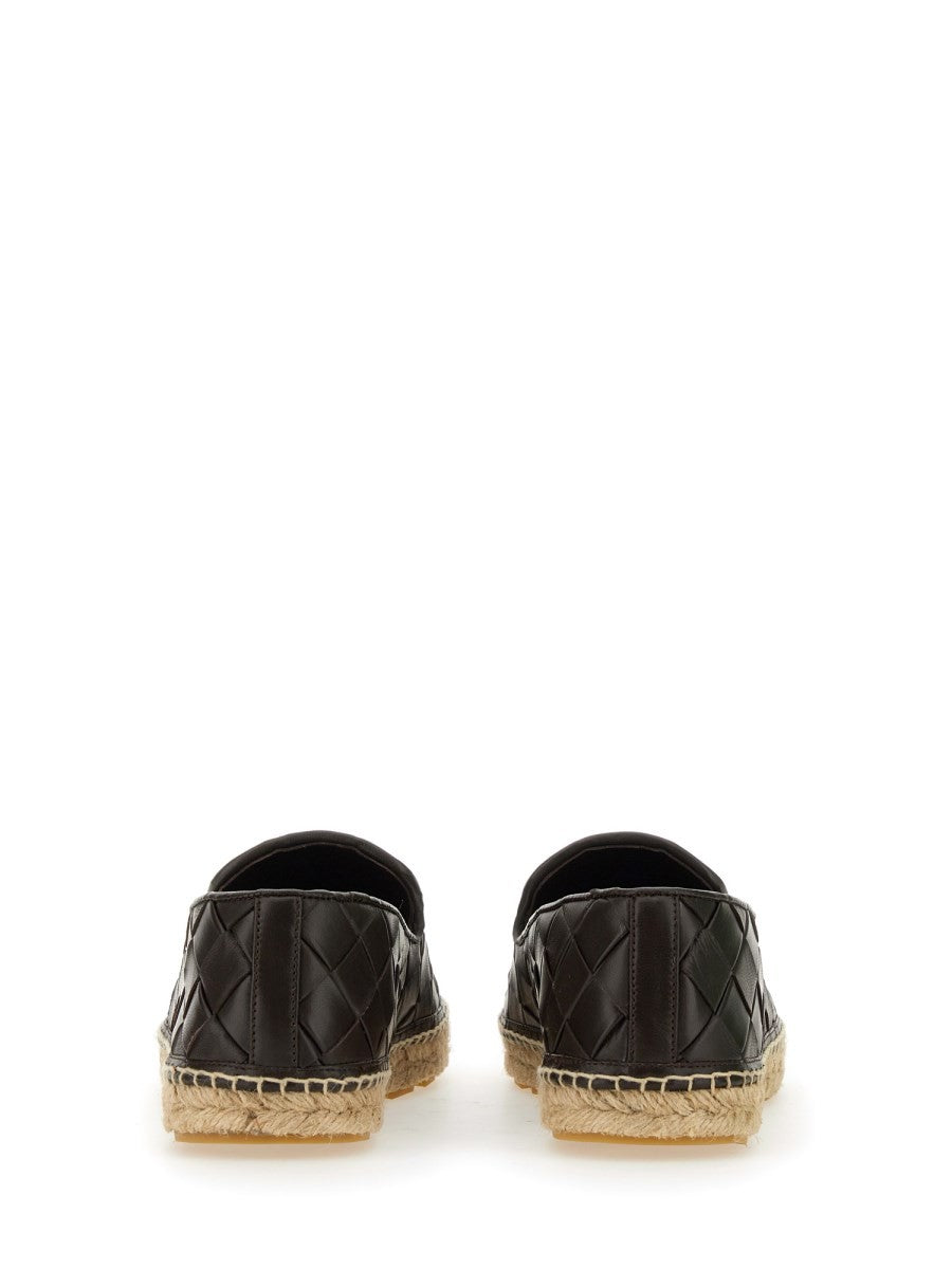LEATHER ESPADRILLE