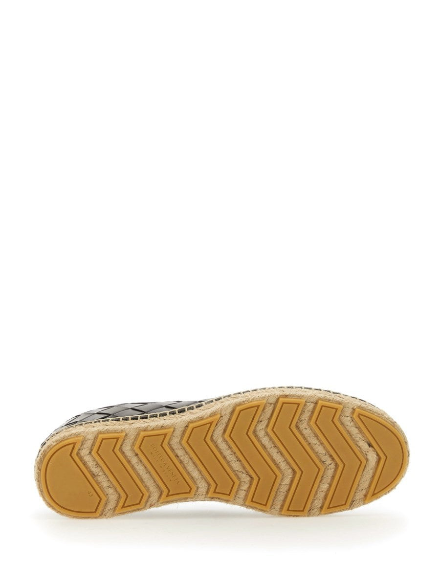 LEATHER ESPADRILLE