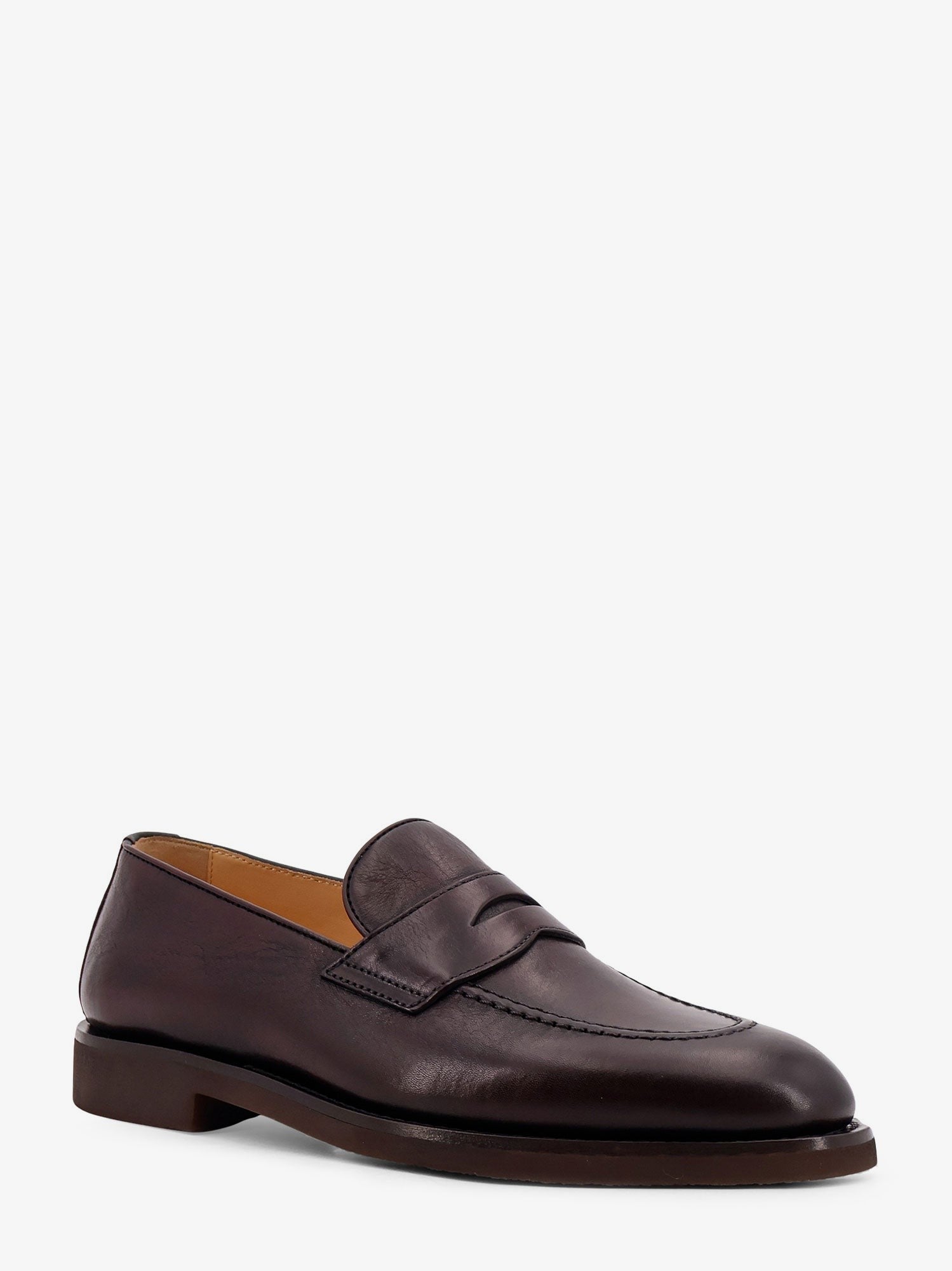 Leather loafers