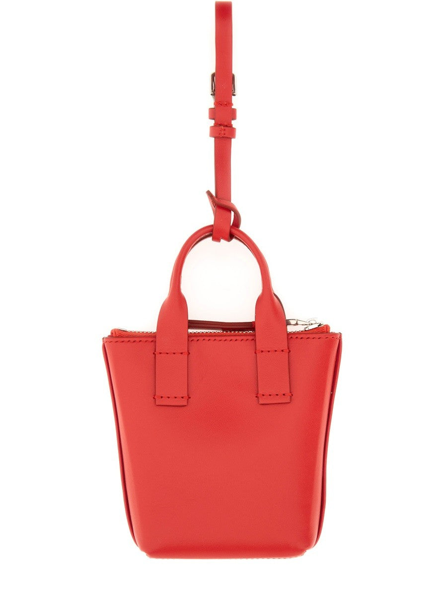 LEATHER "MINIBAG" CHARM