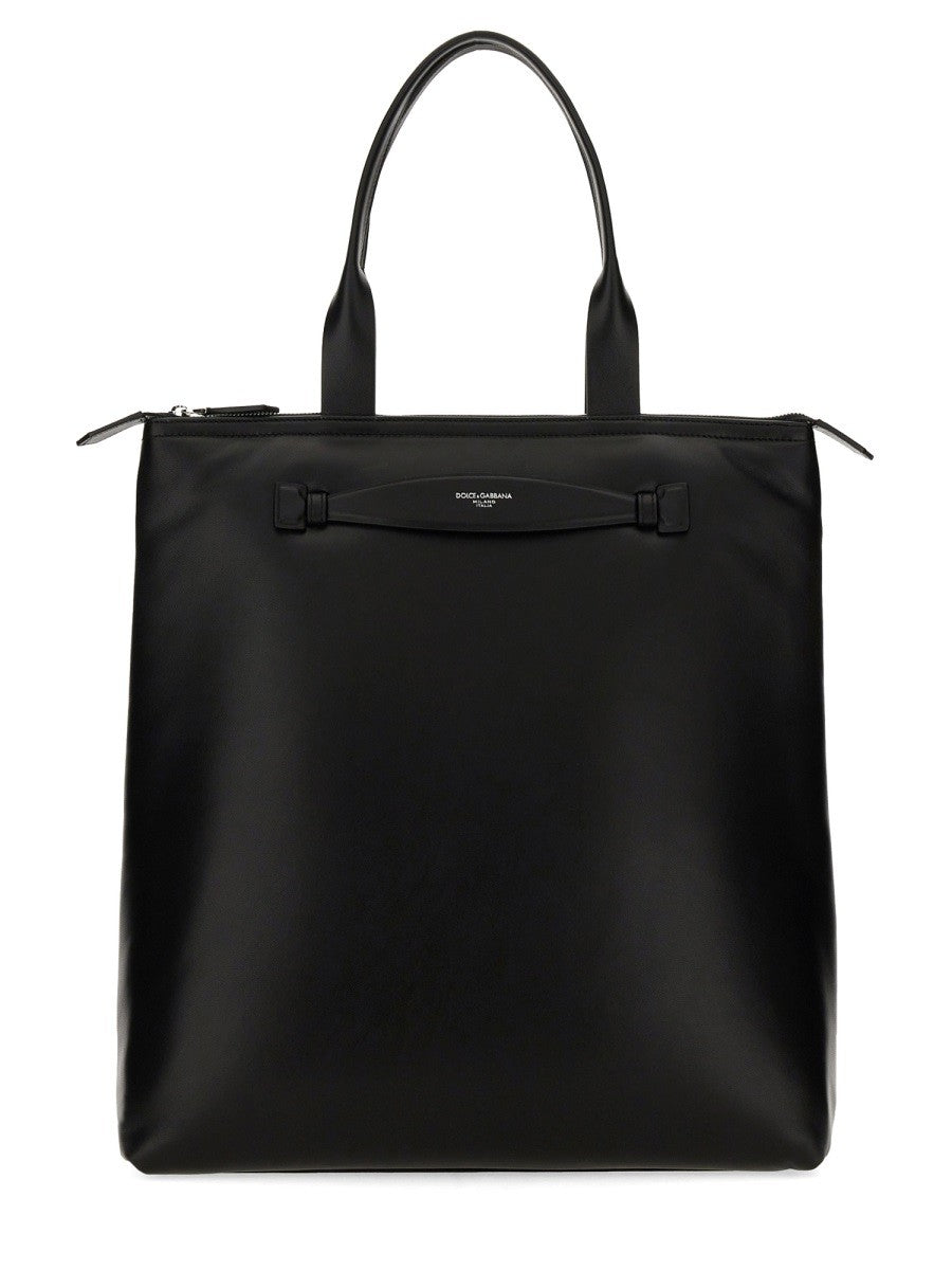 LEATHER SHOPPING BAG
