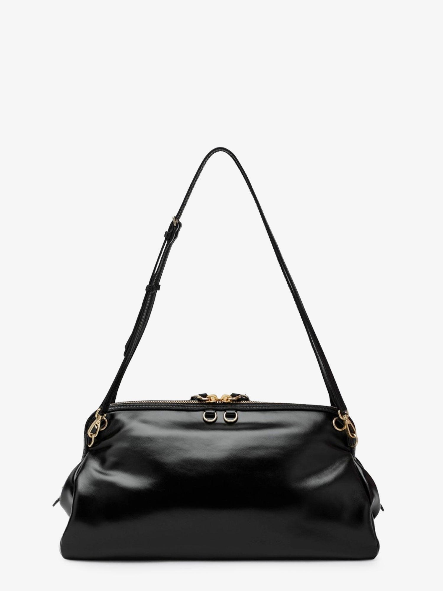 Leather shoulder bag