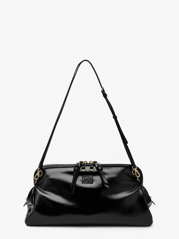 Leather shoulder bag