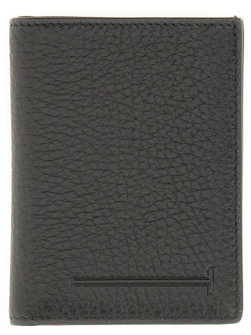 LEATHER "T" WALLET