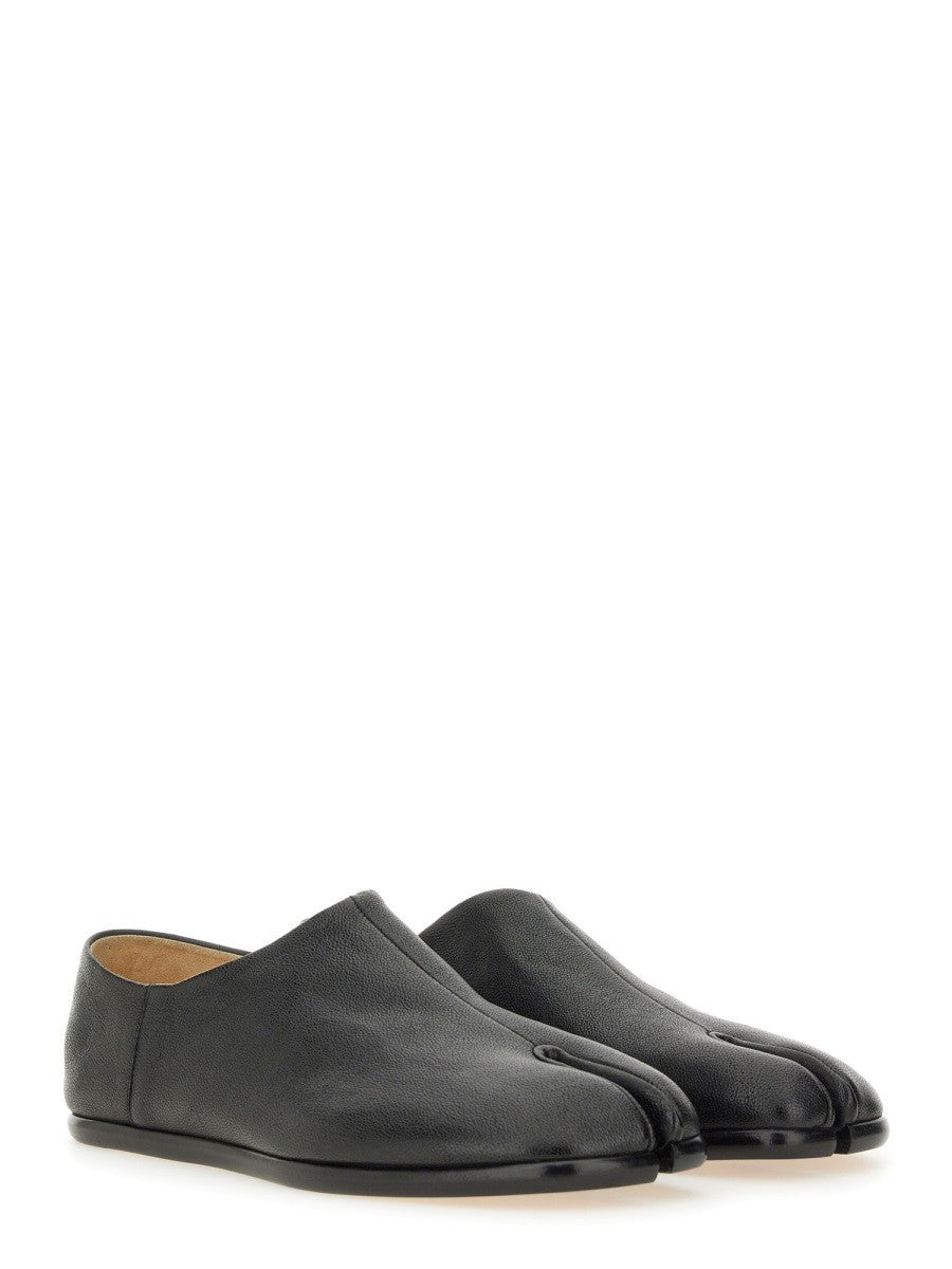 LEATHER TABI MULES