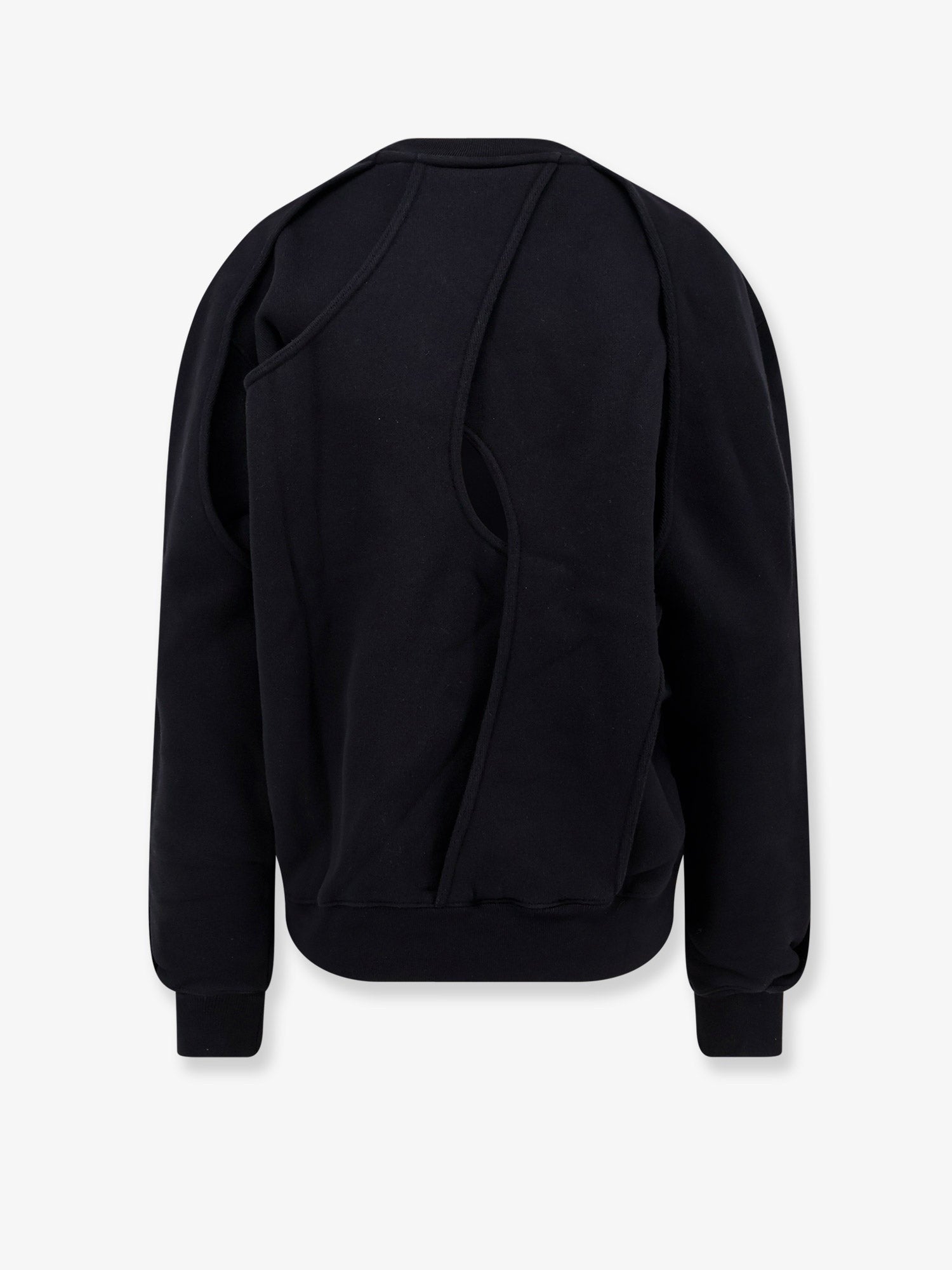 Linear organic cotton sweatshirt