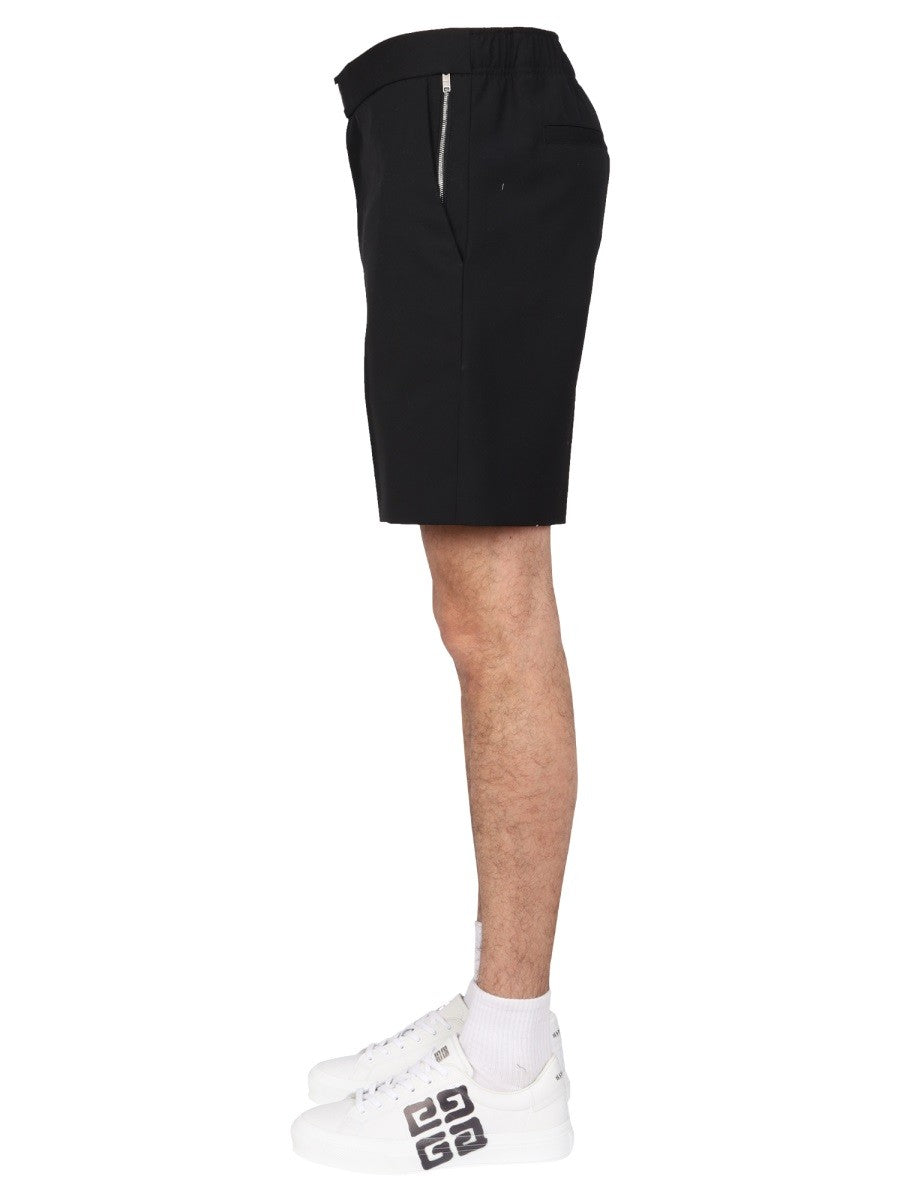 LOGO BAR BERMUDA SHORTS