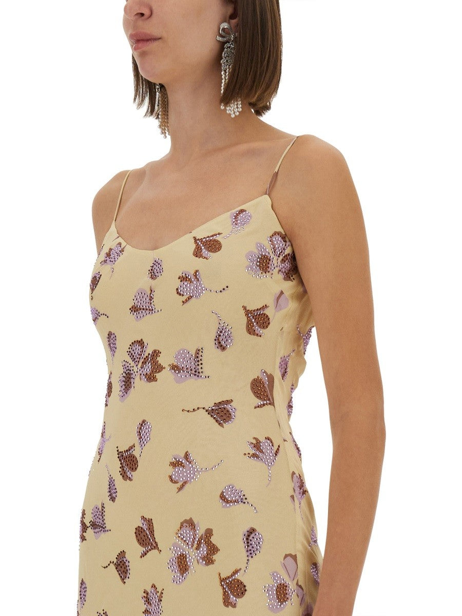 LONG DRESS WITH FLORAL PATTERN