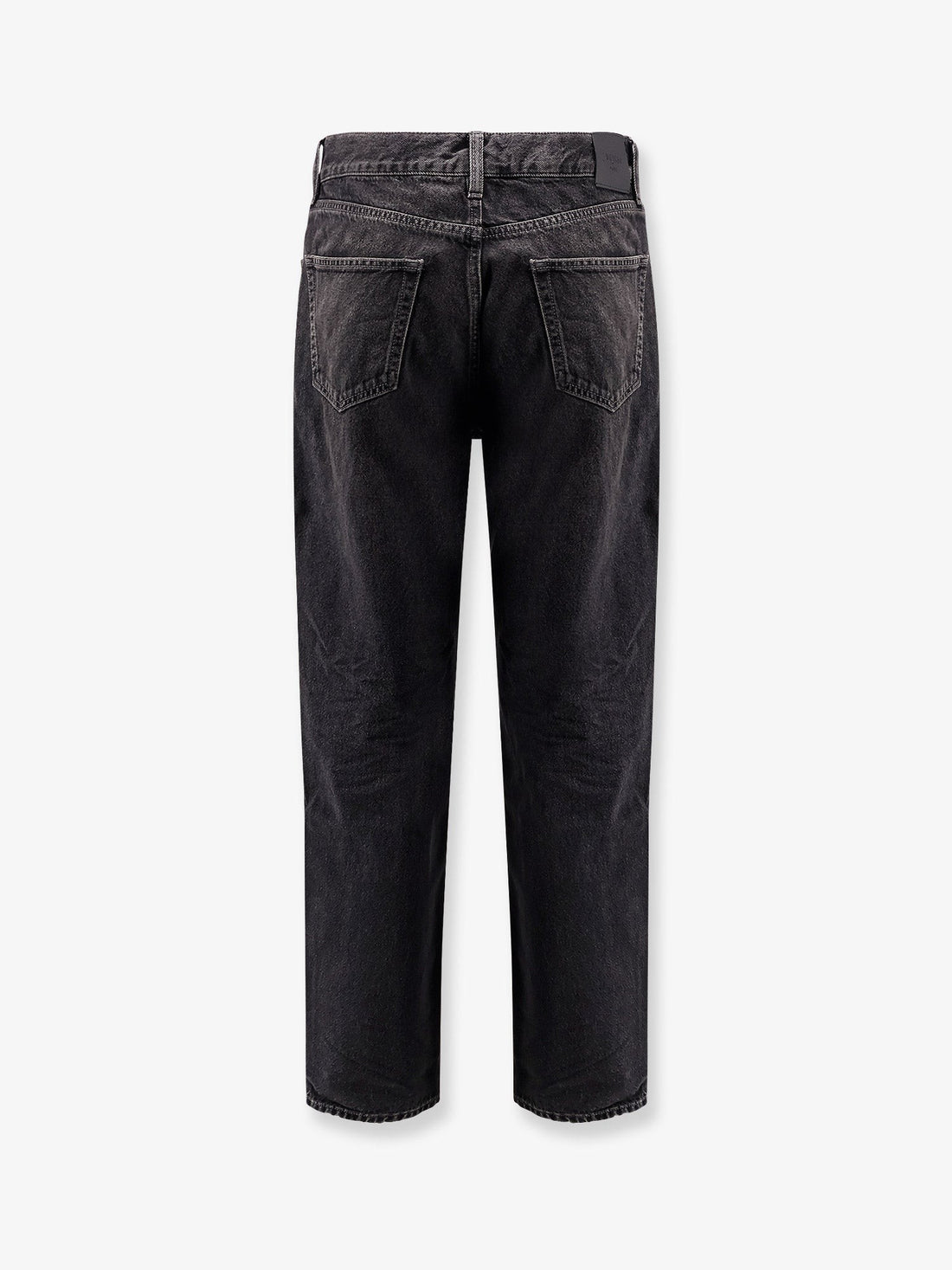 Long Mick black denim trousers