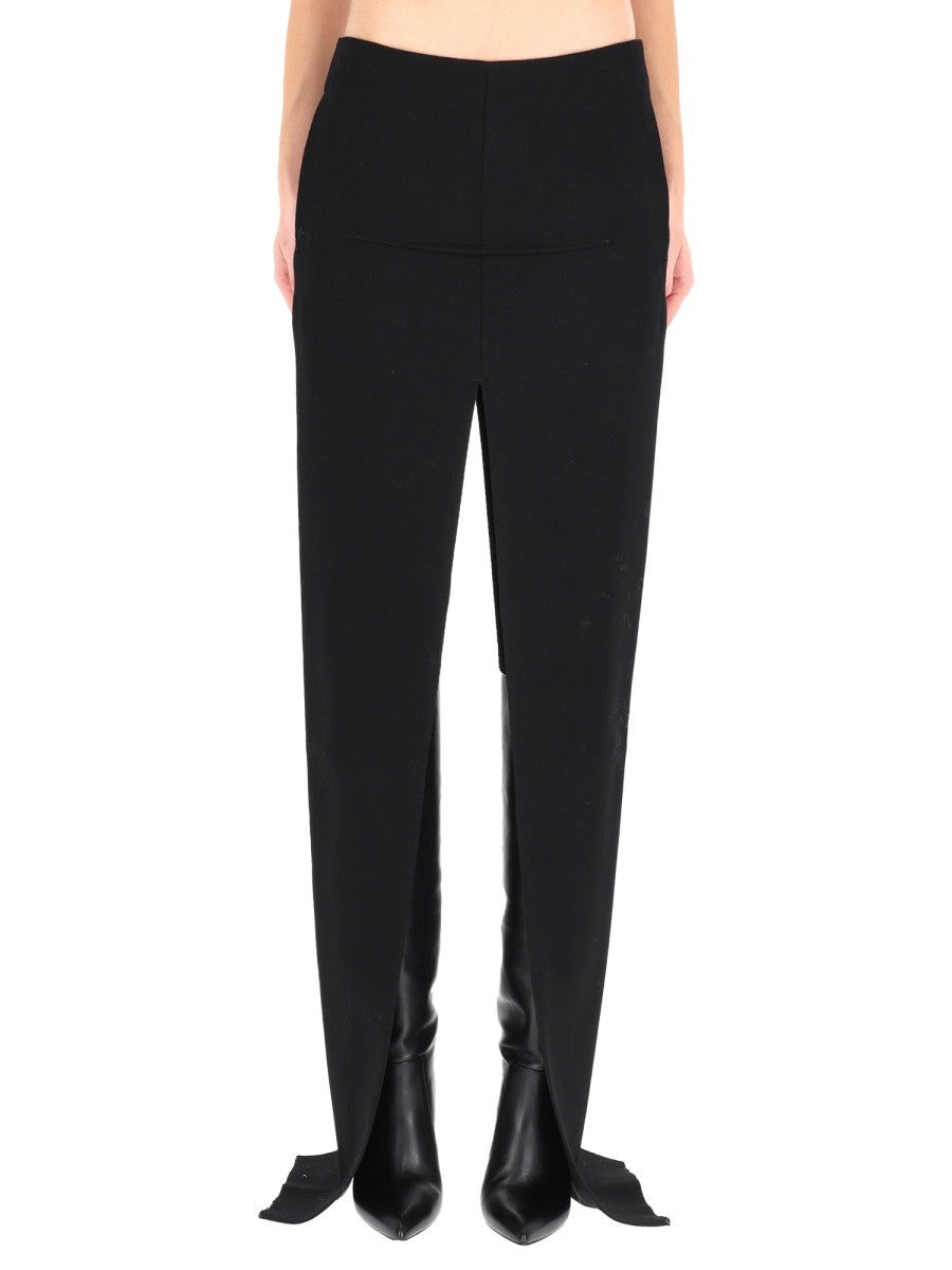 LONG SKIRT WITH CENTER SLITS