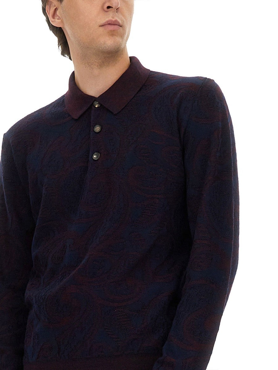 LONG-SLEEVED POLO SHIRT