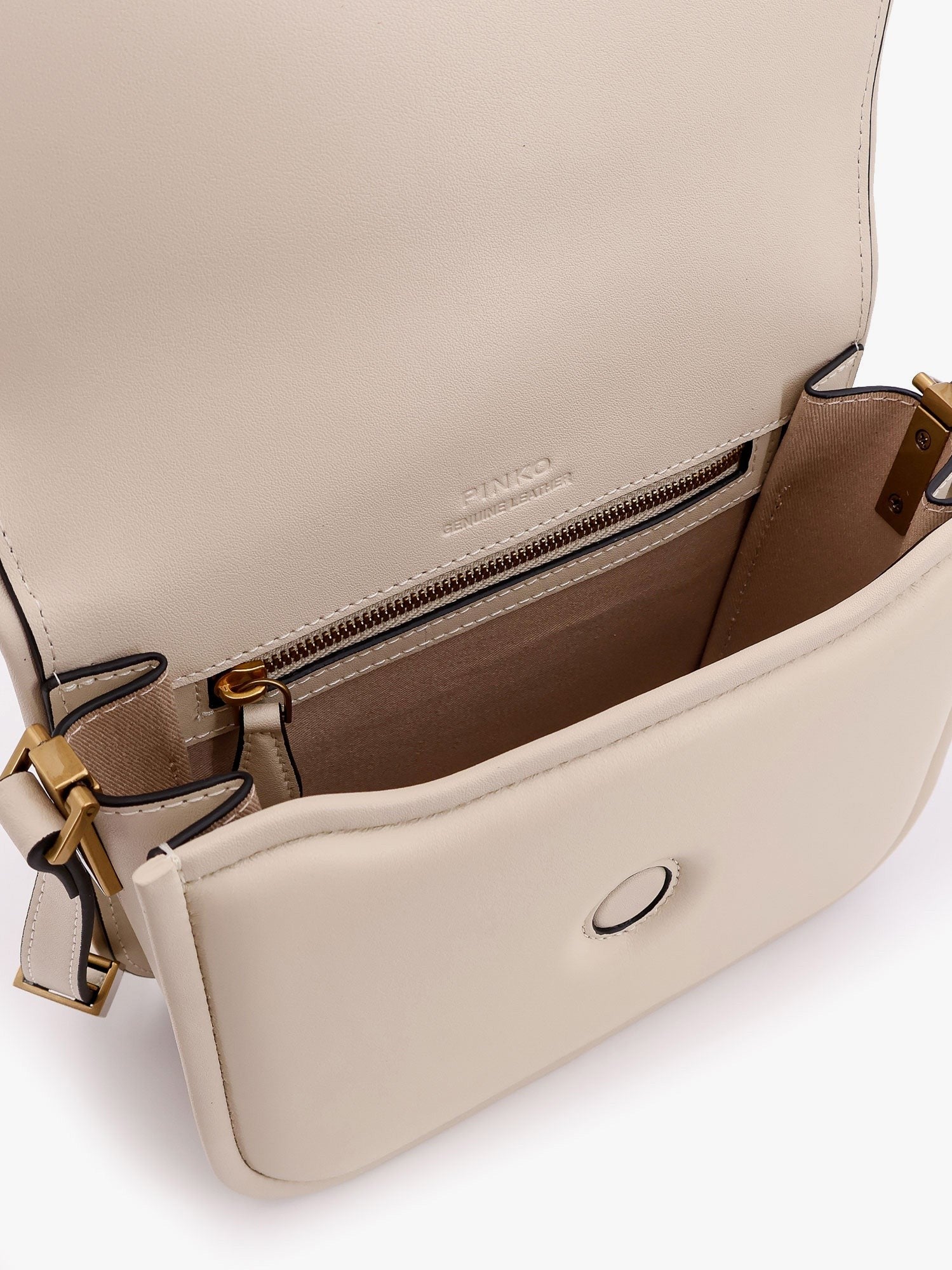 Love Box leather crossbody bag